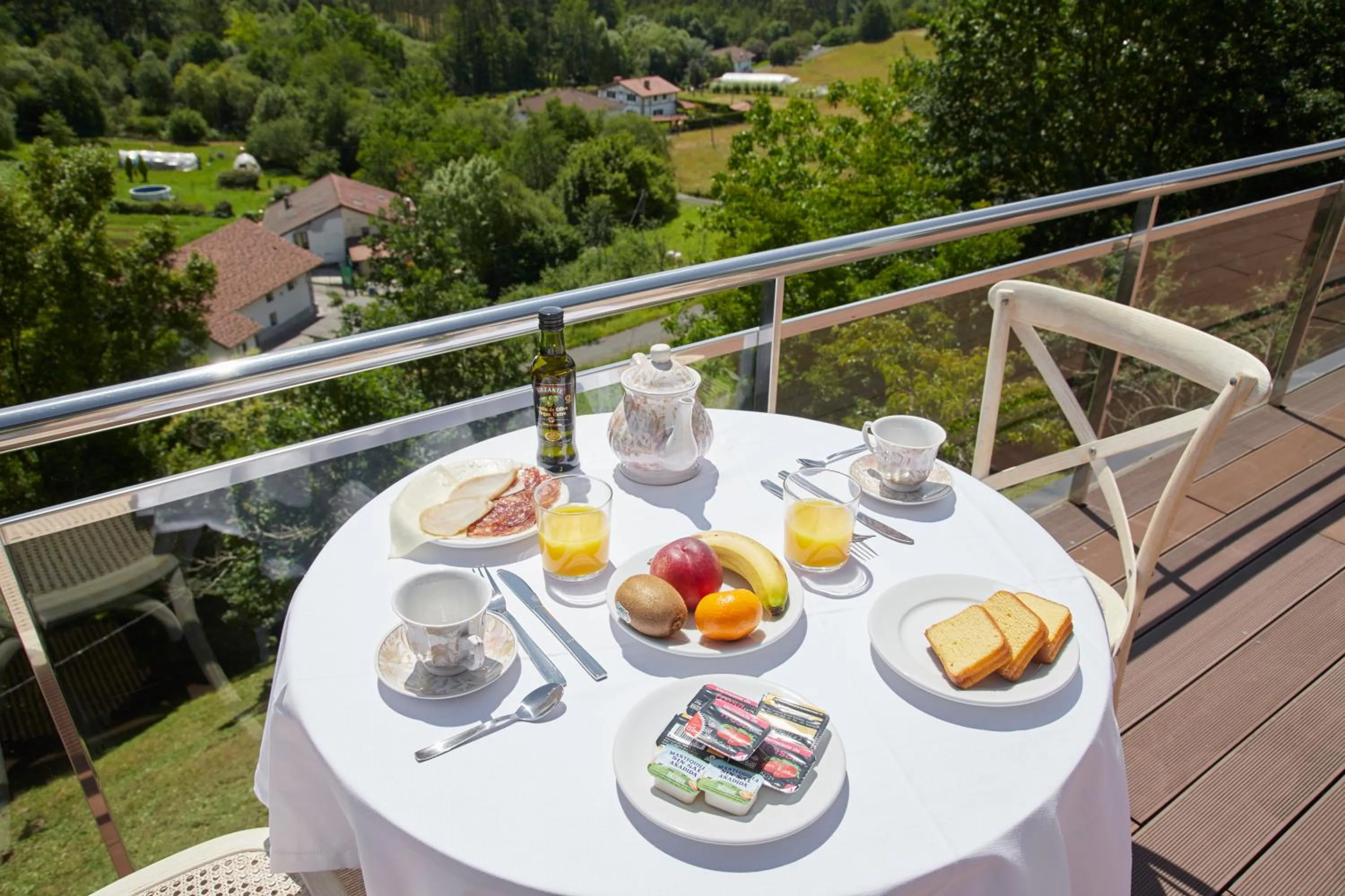 Balcony/Terrace in Hotel Txoriene - Arrieta - HBI01298