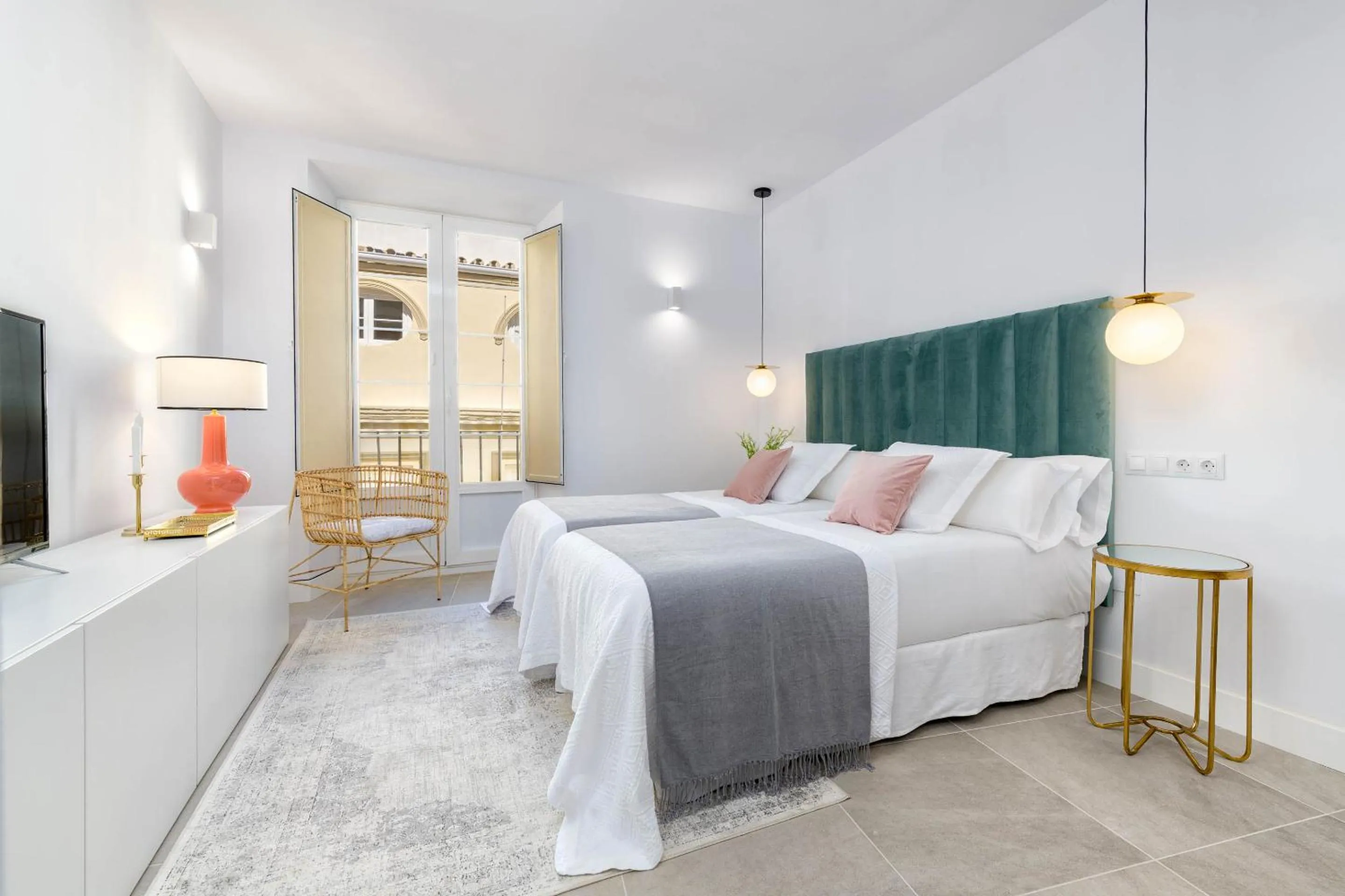 Bed in iloftmalaga San Juan