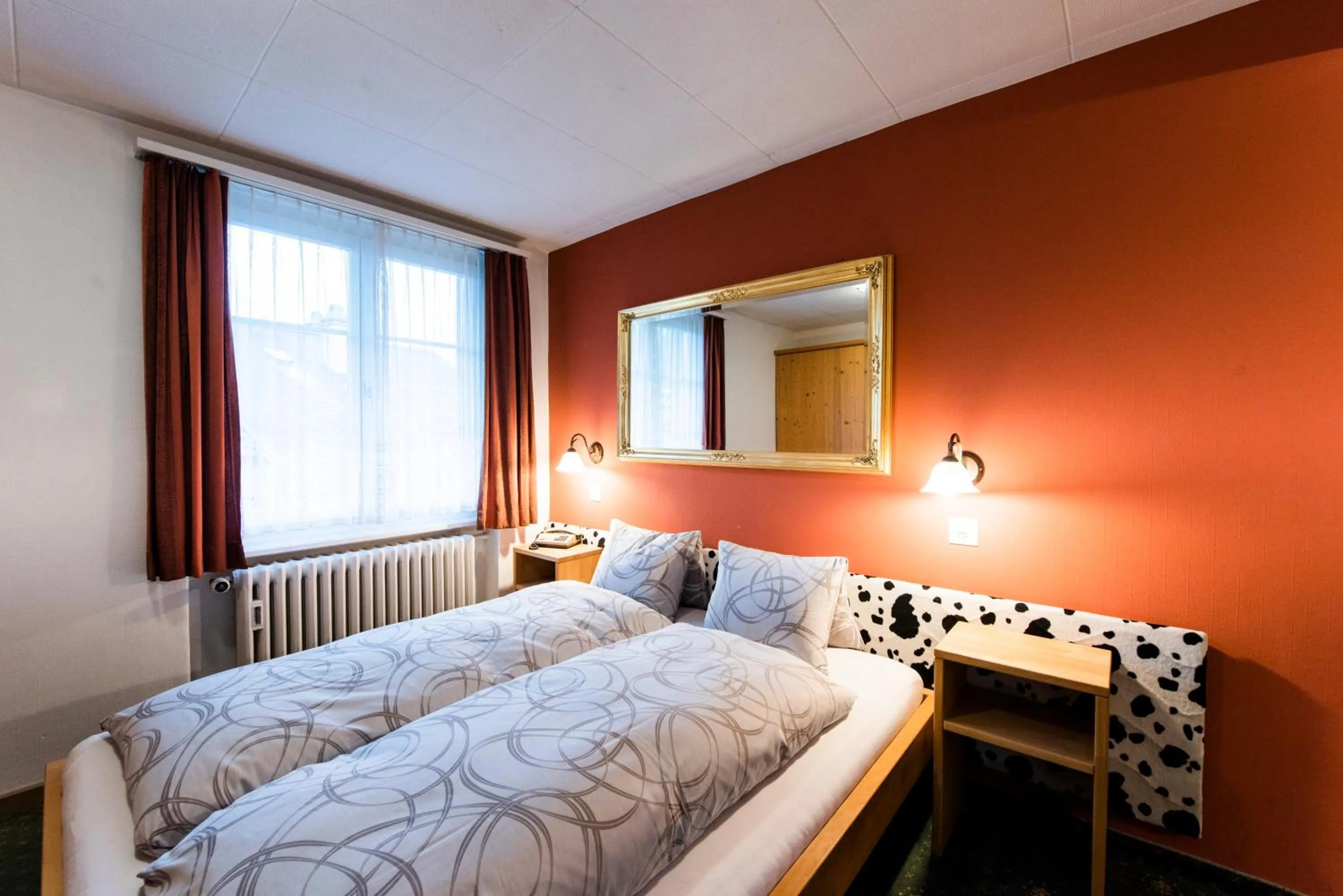 Bed in Hotel Brienzerburli