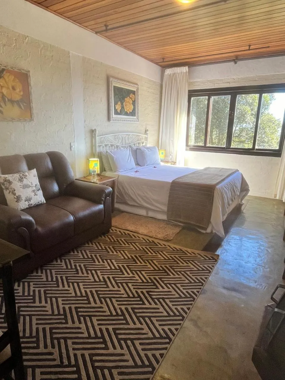 Bedroom, Bed in Pousada VillaSerrana