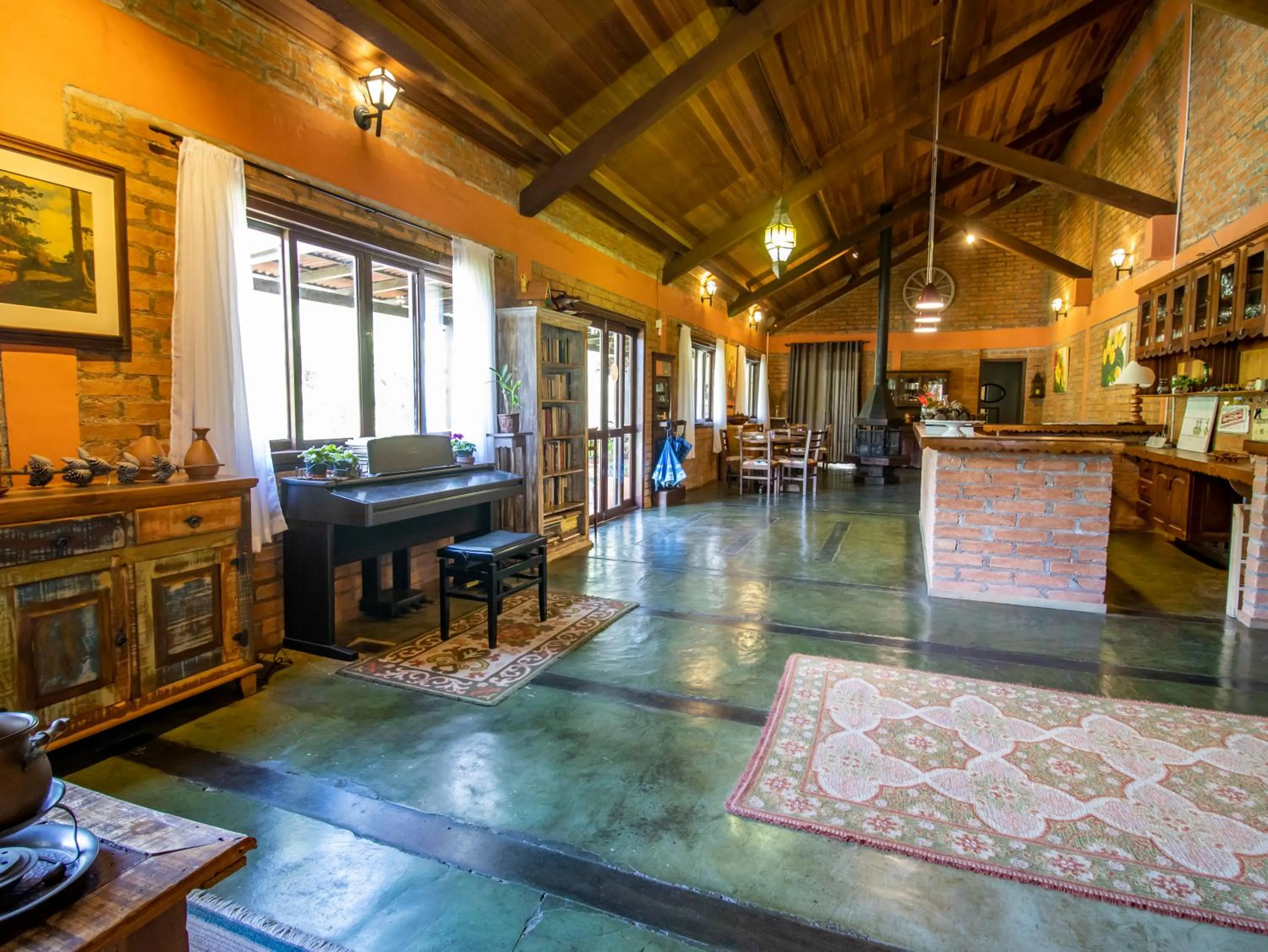 Lobby or reception in Pousada VillaSerrana