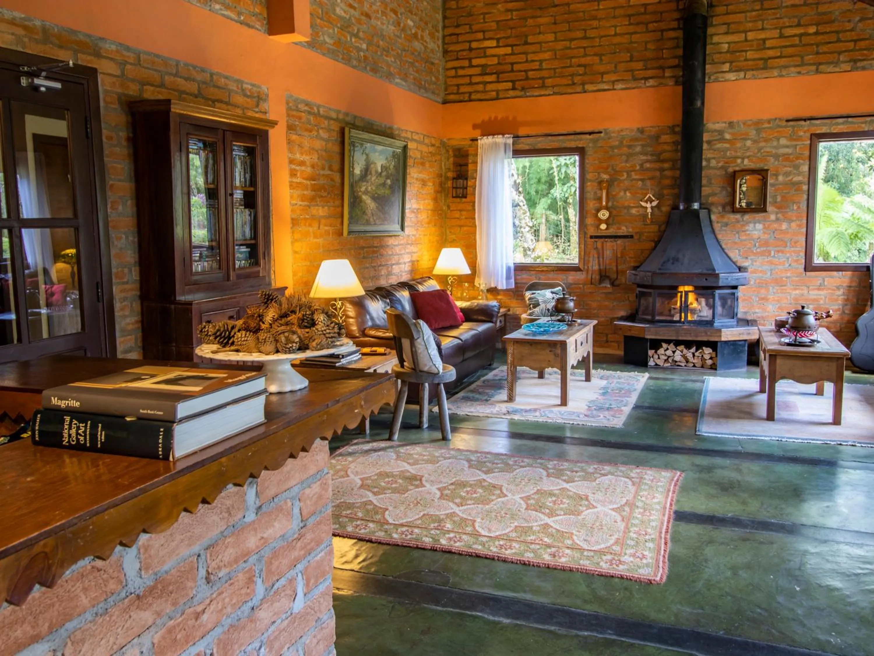 Living room in Pousada VillaSerrana