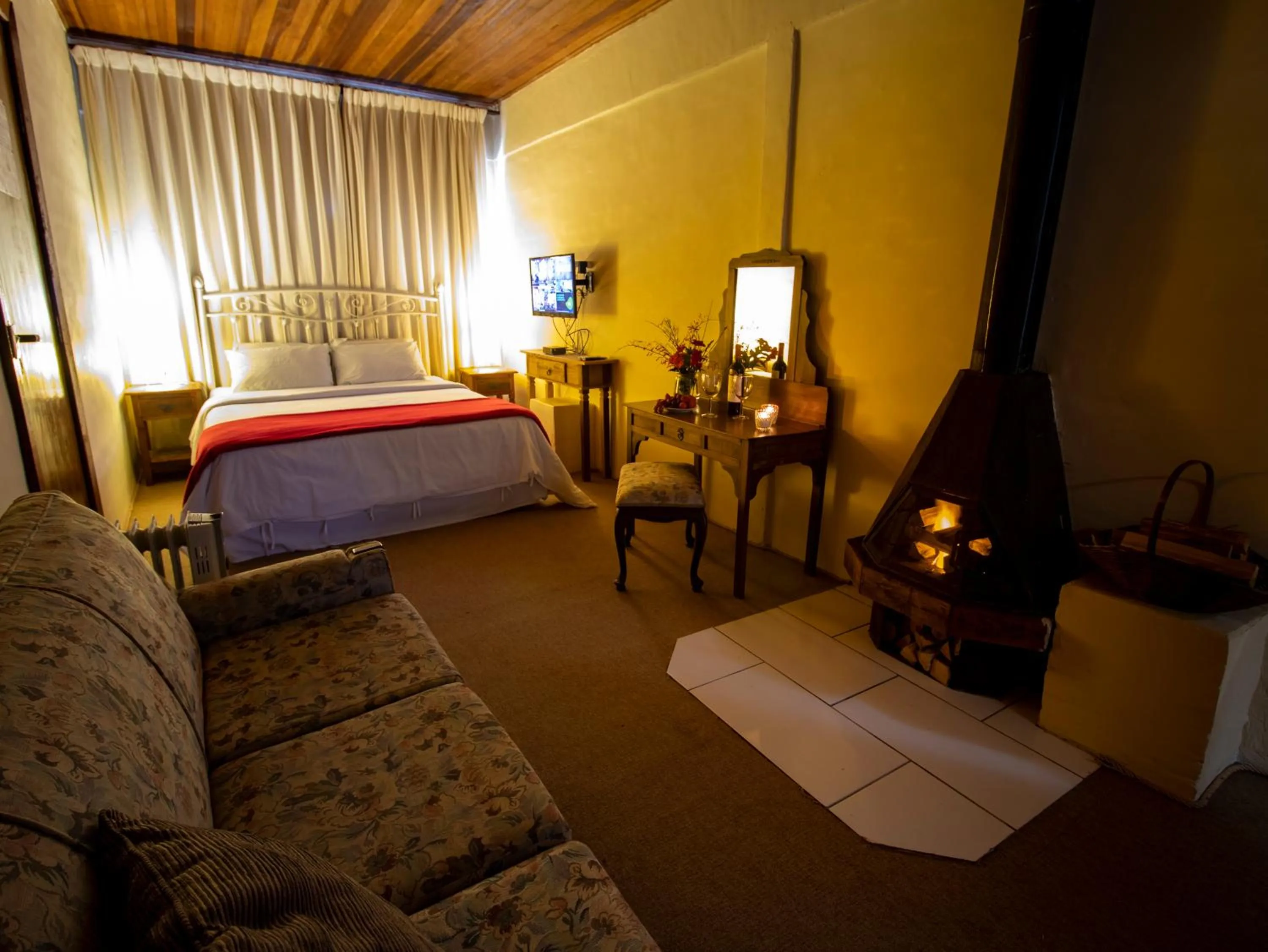 Bed in Pousada VillaSerrana