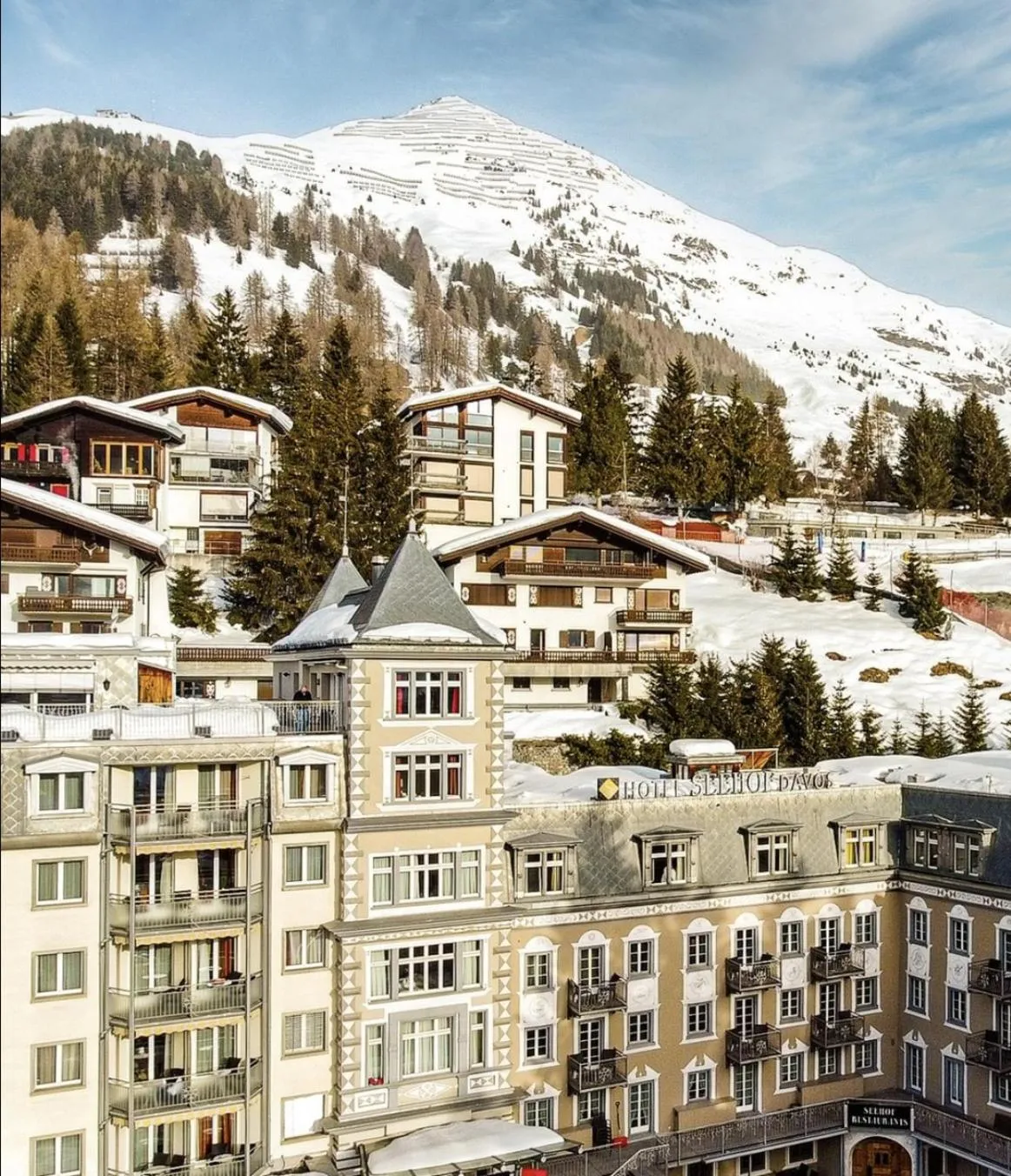 Property building in Hotel Seehof Davos