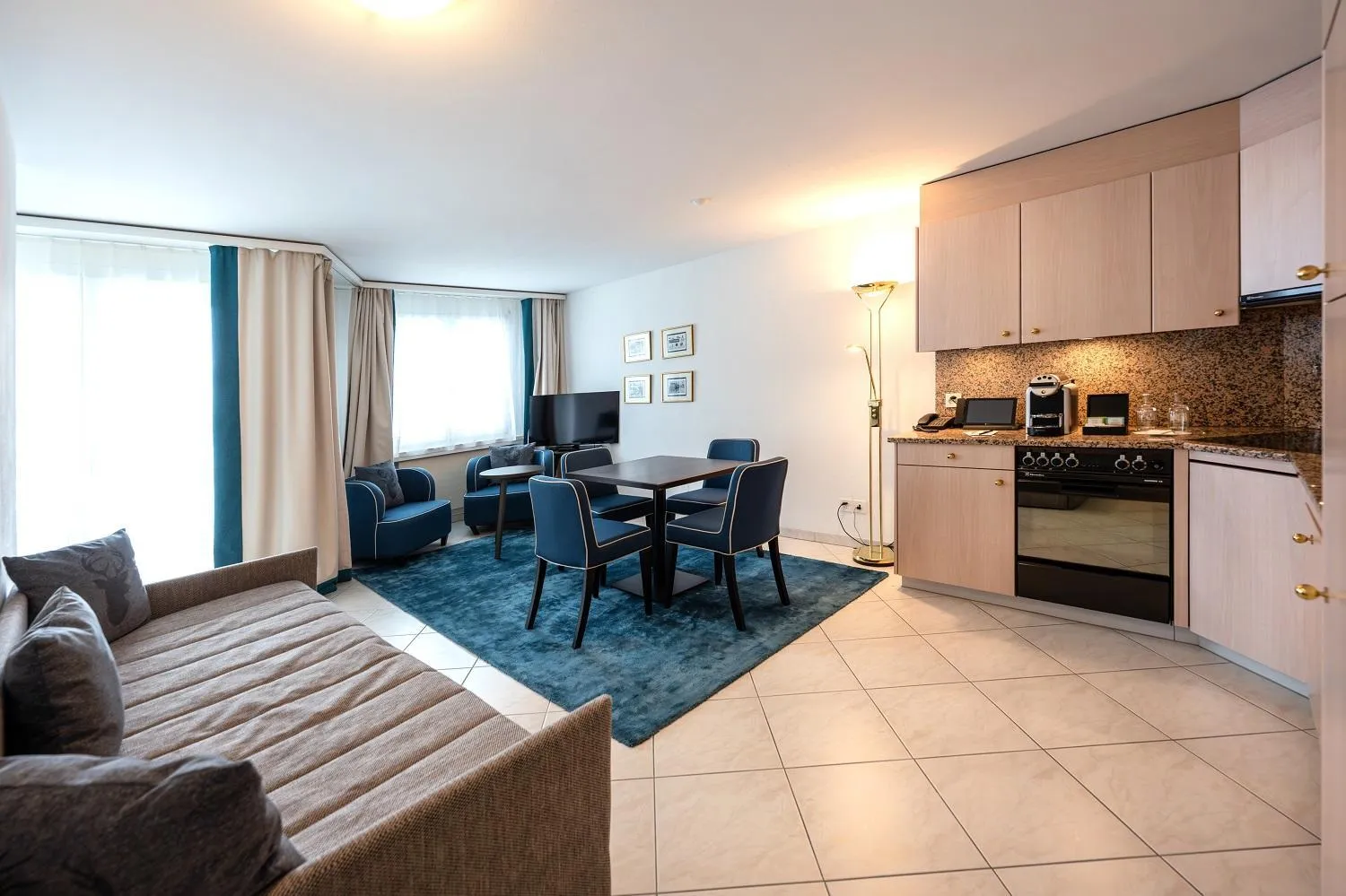 Living room in Hotel Seehof Davos