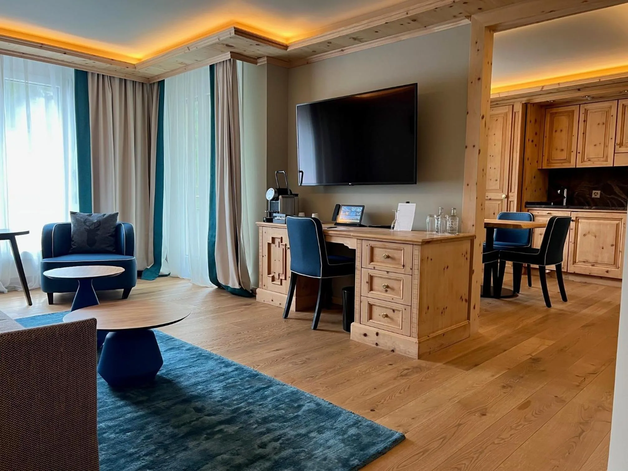 Living room in Hotel Seehof Davos