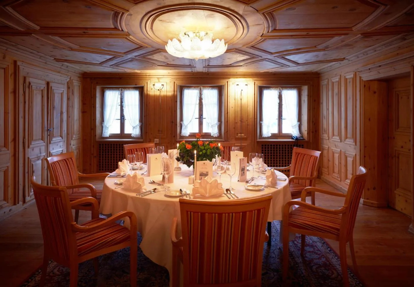 Seating area in Hotel Seehof Davos