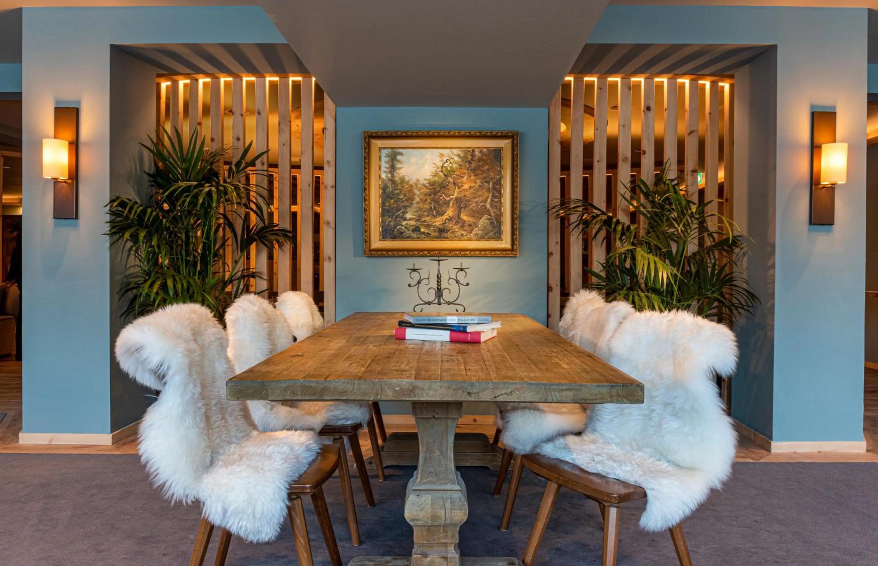 Decorative detail in Hotel Seehof Davos