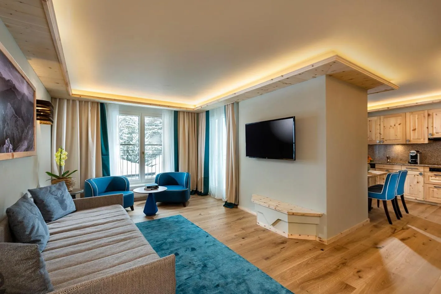 Photo of the whole room in Hotel Seehof Davos