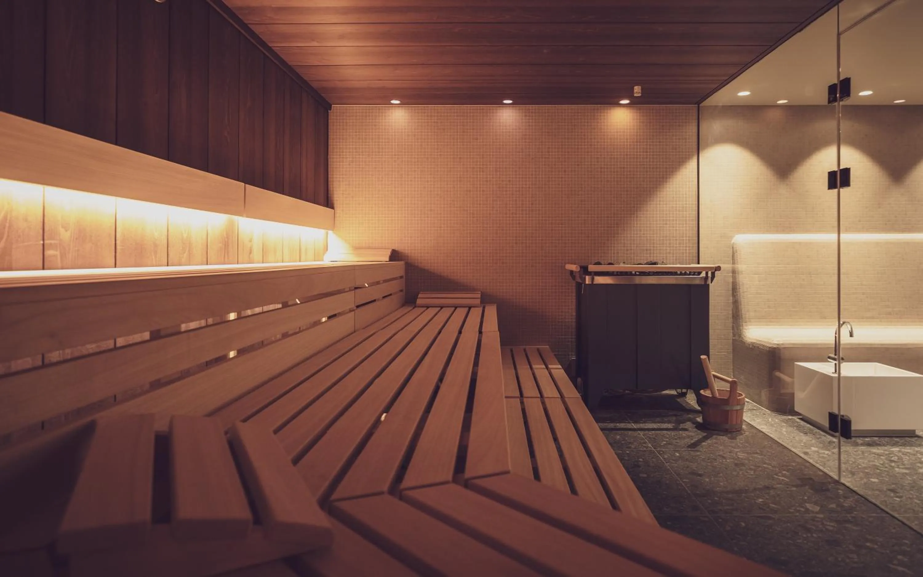 Sauna in Hotel Waldhuus