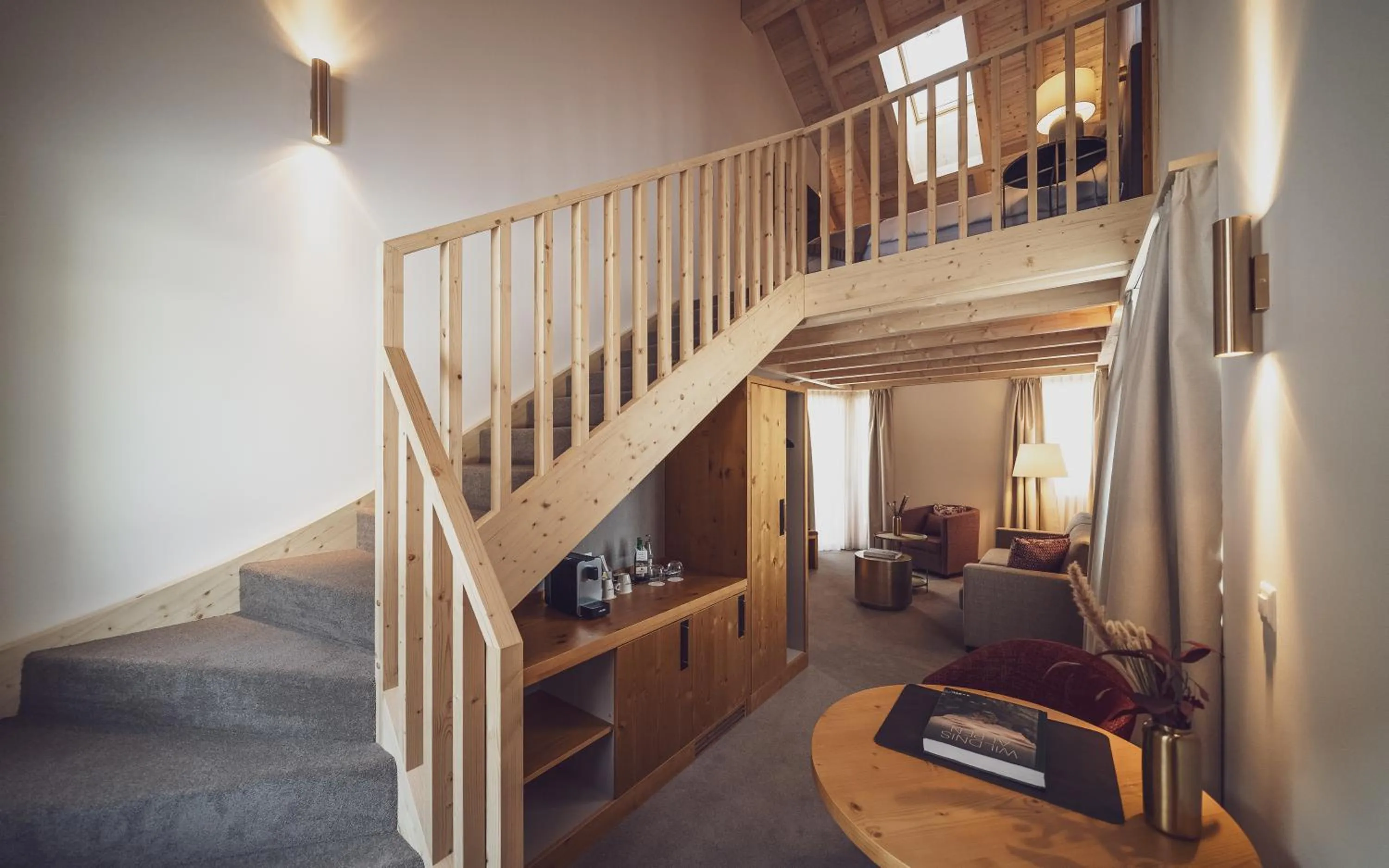 Living room in Hotel Waldhuus