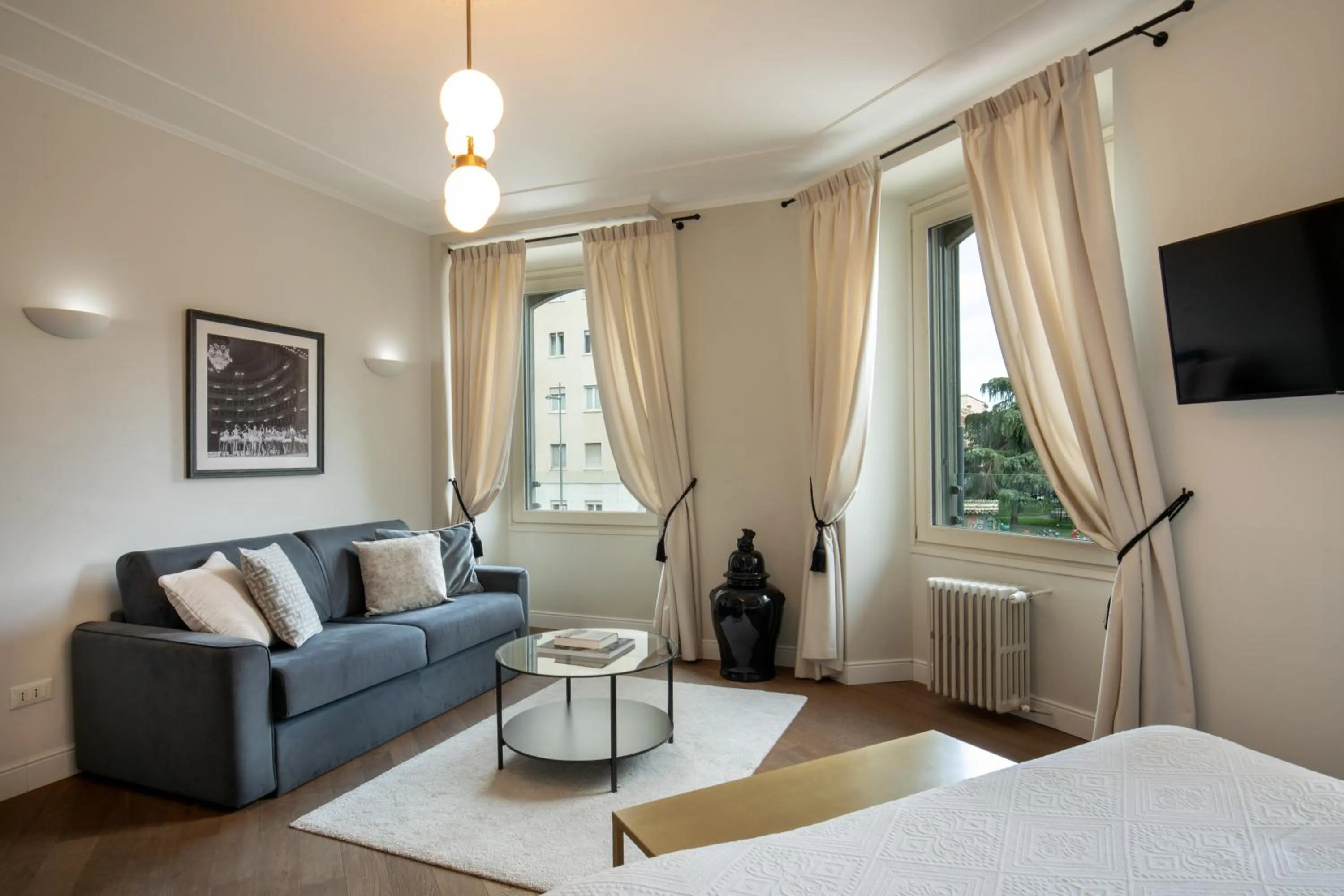 Bedroom, Bed in Daplace - Corso Monforte Suites