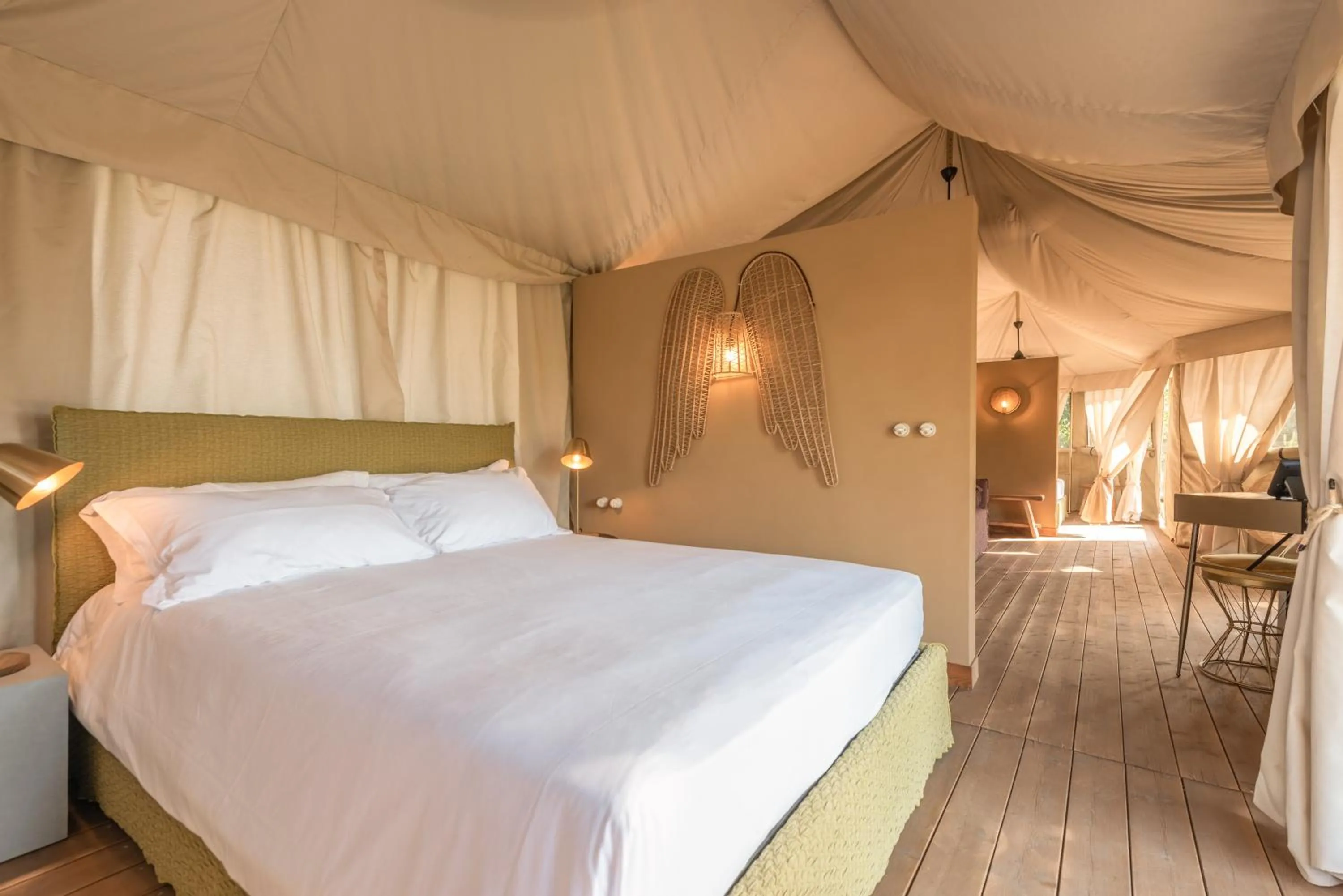 Bedroom, Bed in Terme di Vulci Glamping & Spa