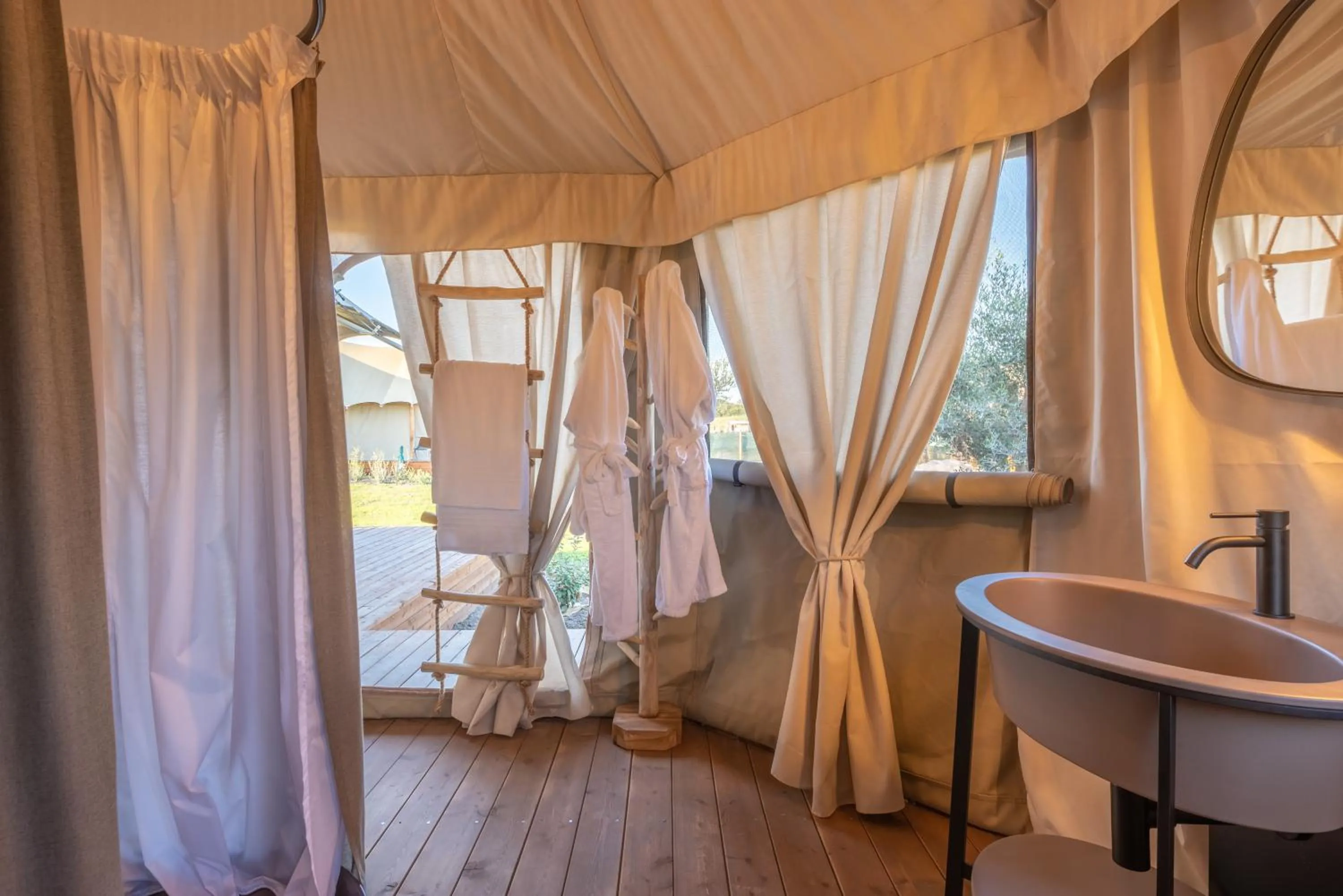 Bathroom in Terme di Vulci Glamping & Spa
