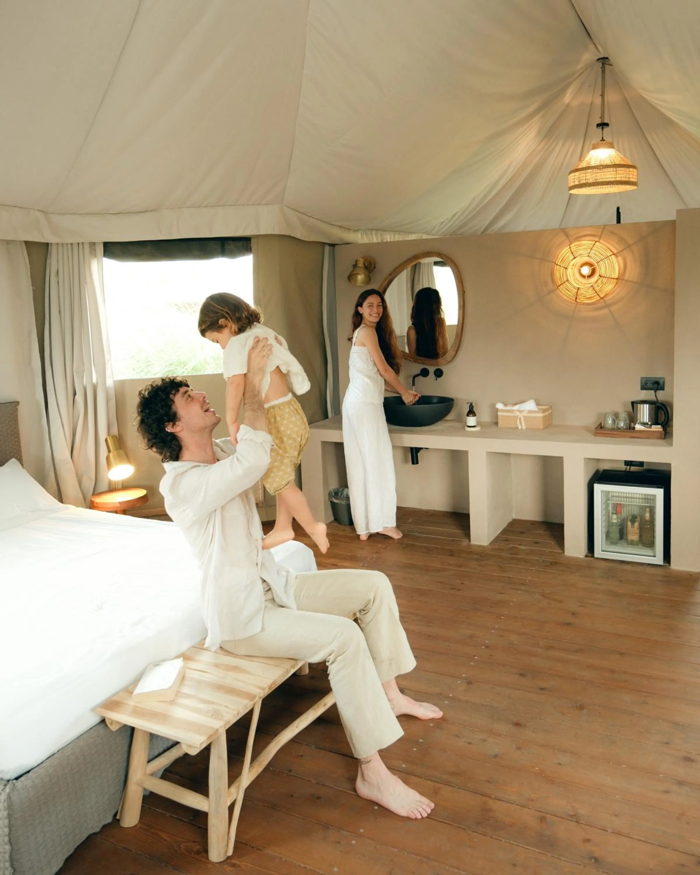 Bed in Terme di Vulci Glamping & Spa