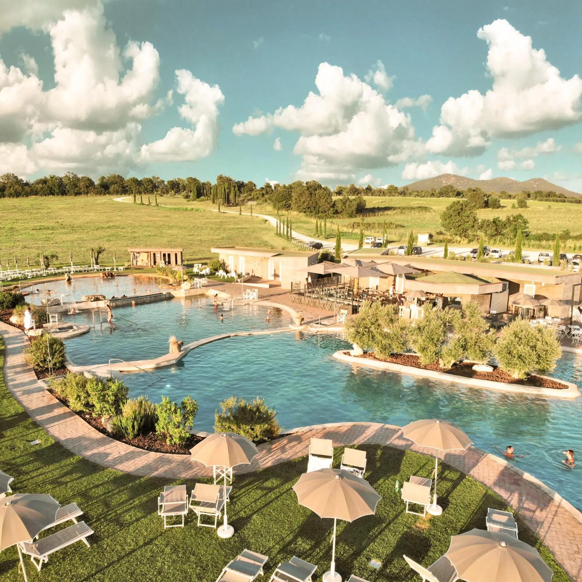 Pool view in Terme di Vulci Glamping & Spa