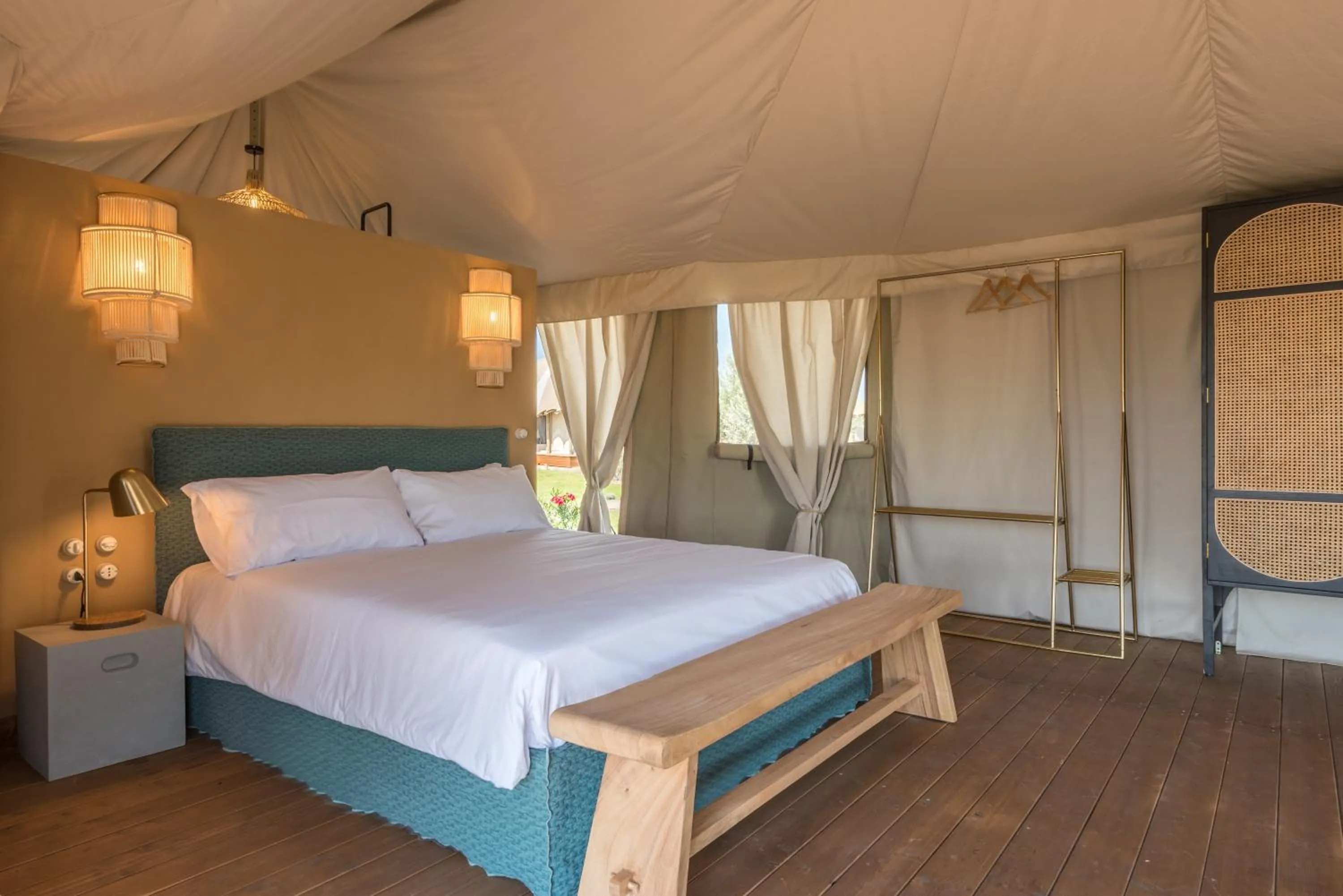 Bedroom, Bed in Terme di Vulci Glamping & Spa