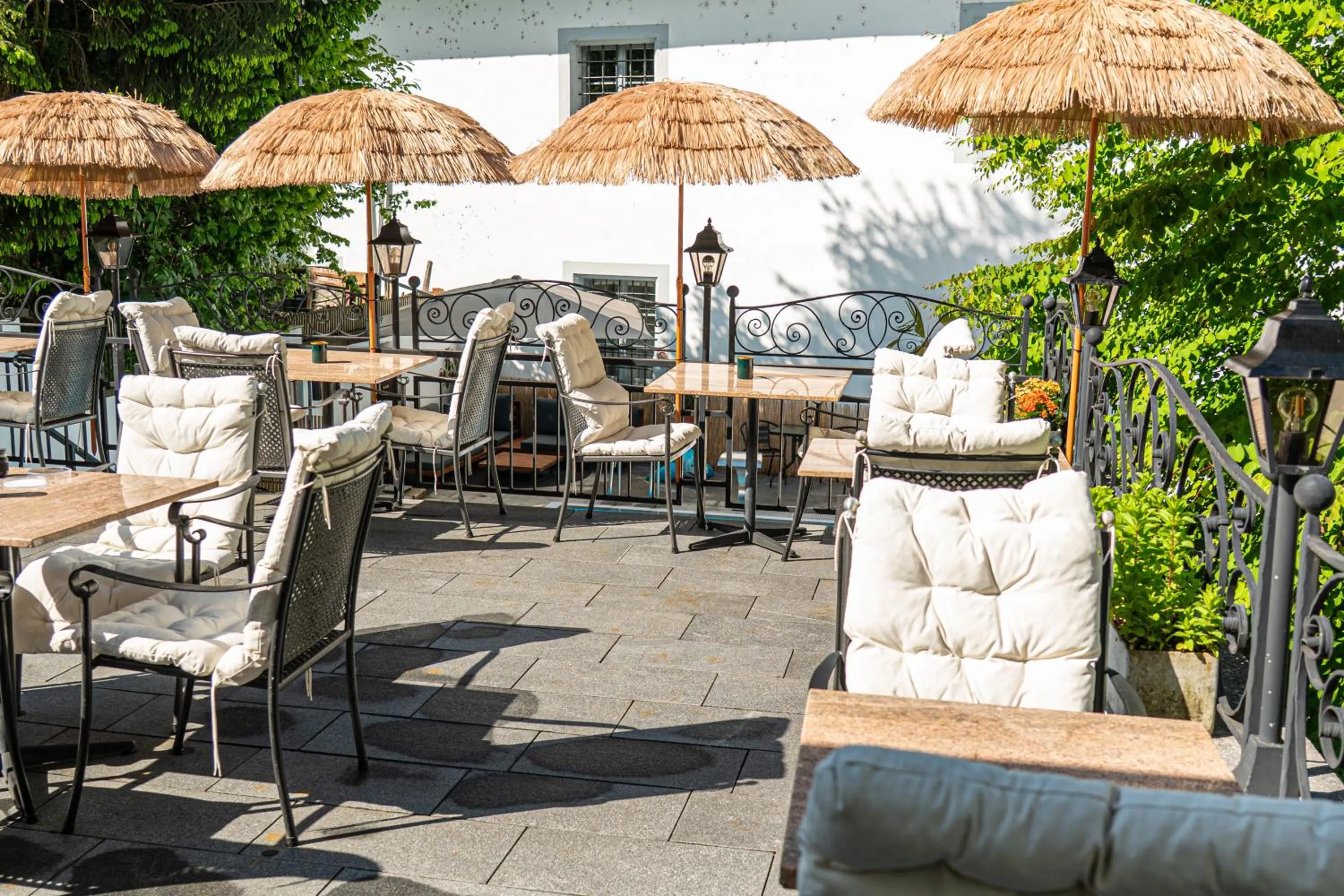 Balcony/Terrace in Hotel Baslertor
