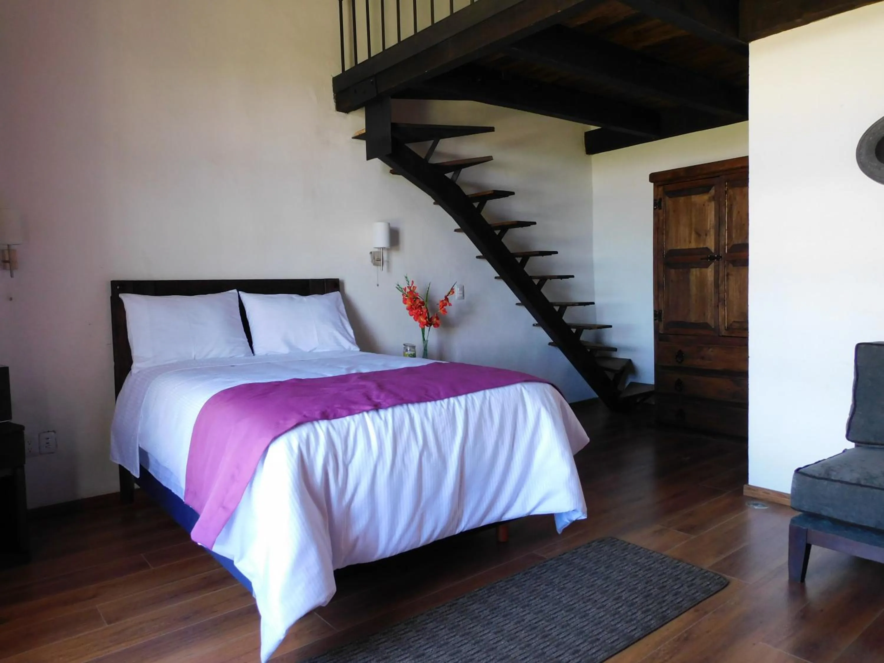 Bed in Hacienda La Noria Culture Boutique by Rotamundos