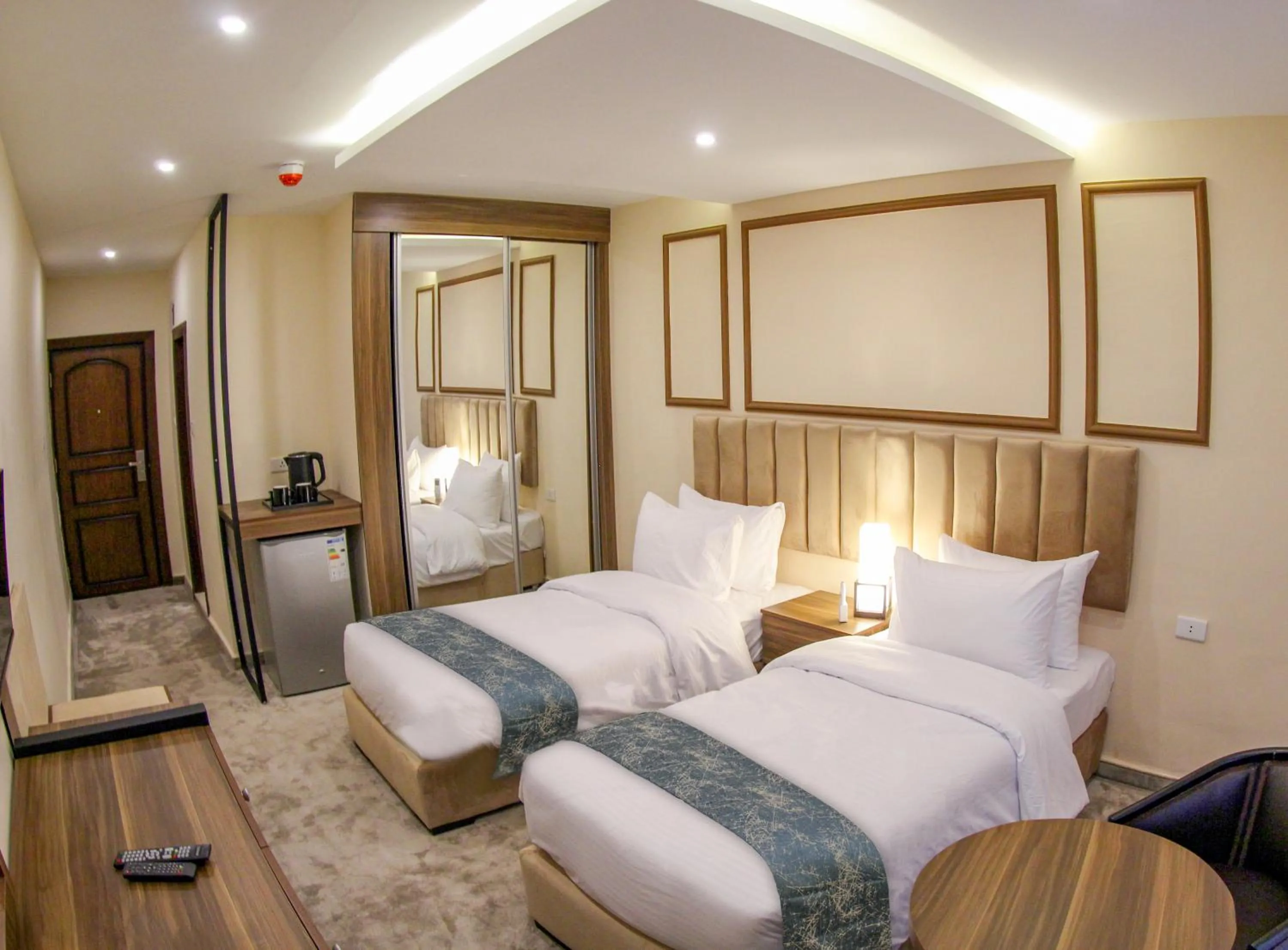 Bed in Post Boutique Hotel Amman