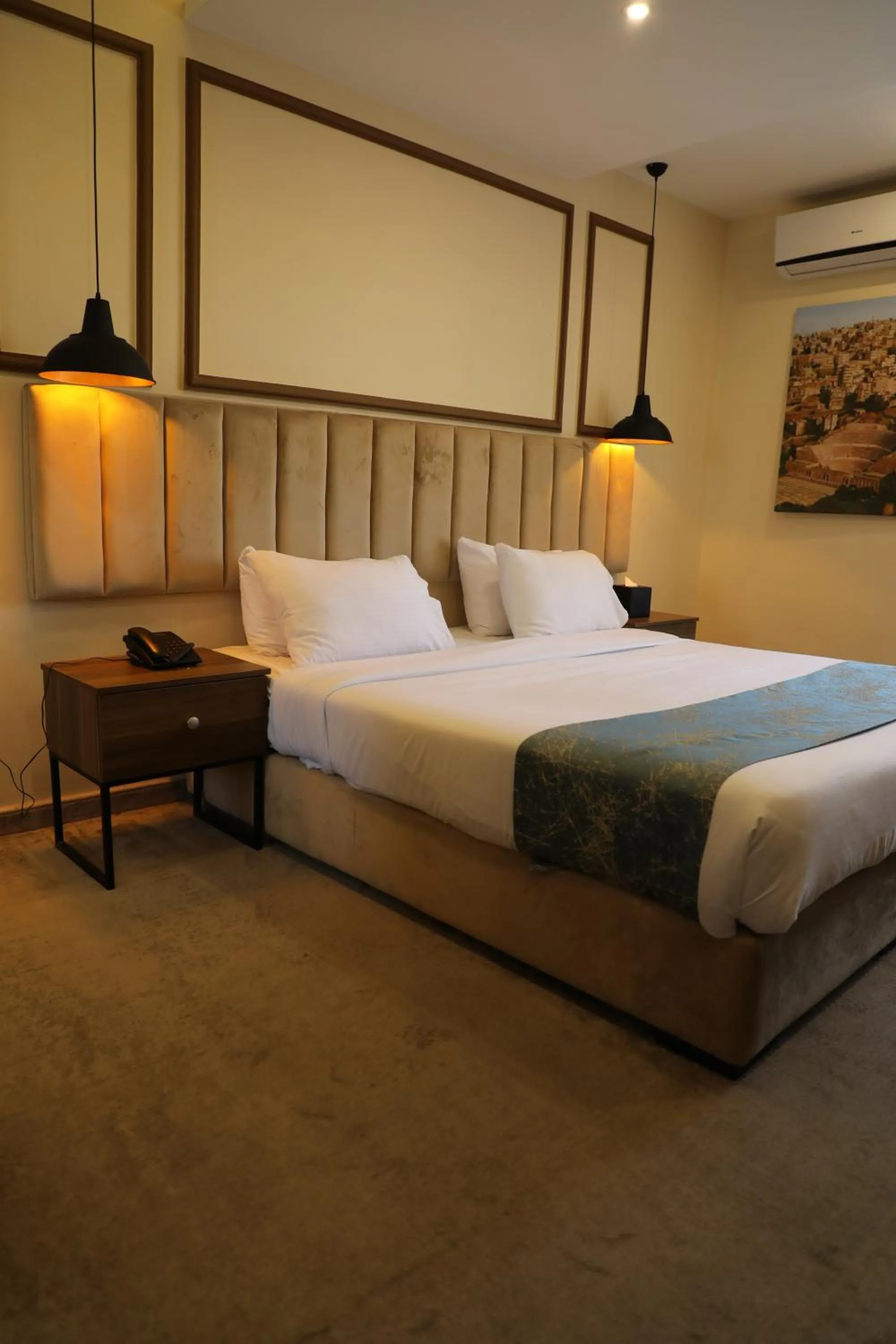 Bedroom, Bed in Post Boutique Hotel Amman