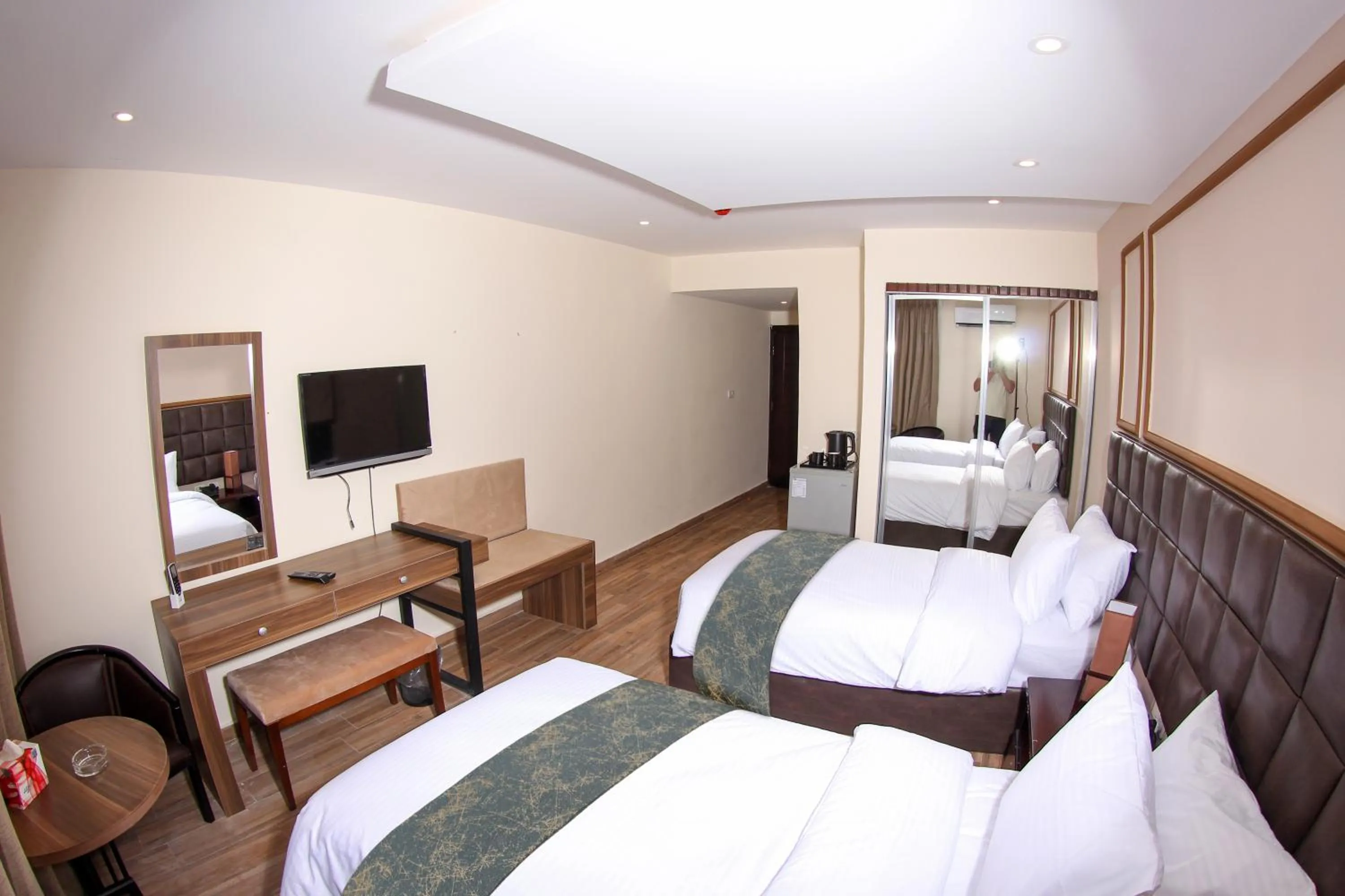 Photo of the whole room, Bed in Post Boutique Hotel Amman