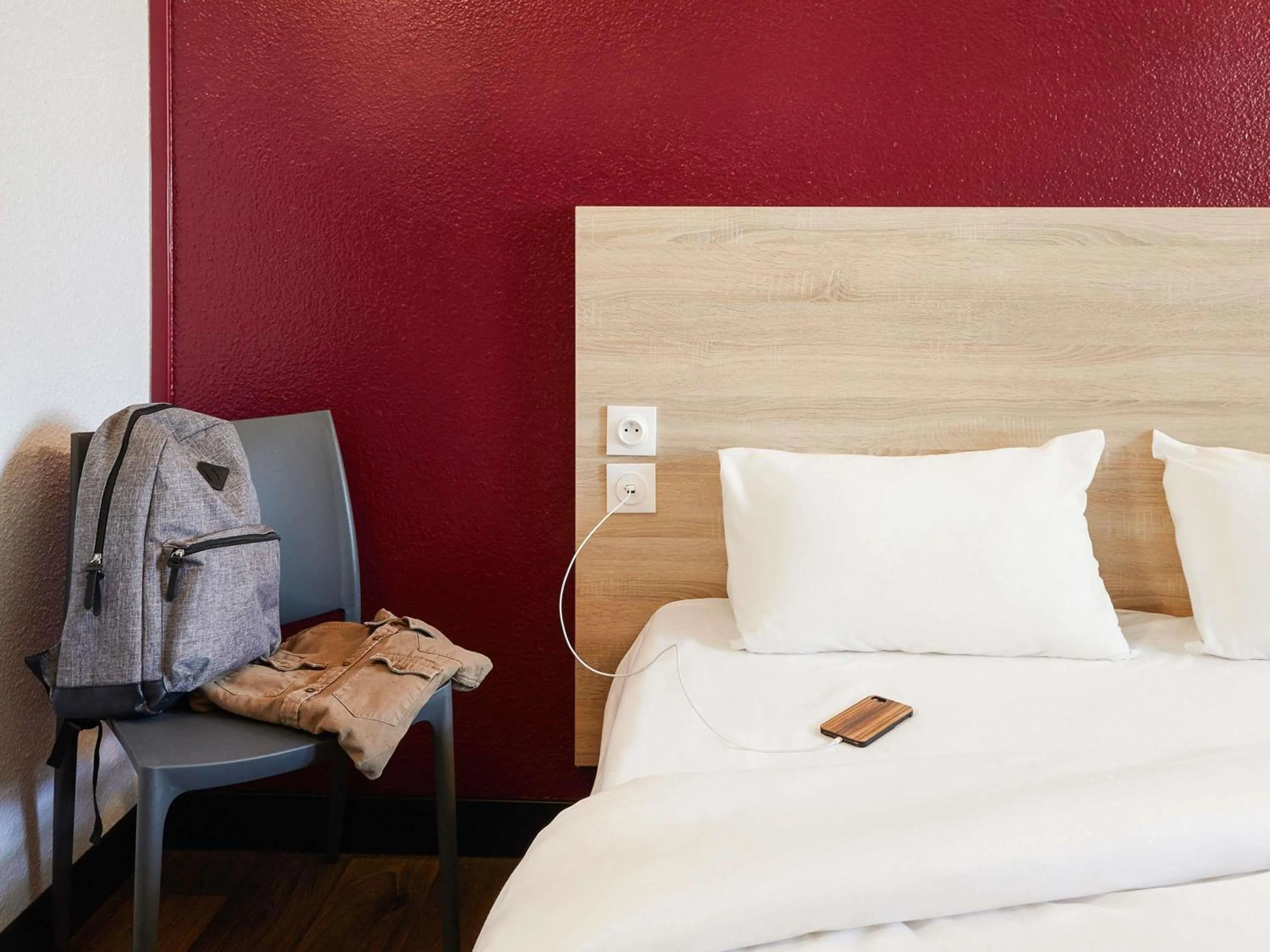 Bedroom, Bed in hotelF1 Antibes Sophia Antipolis