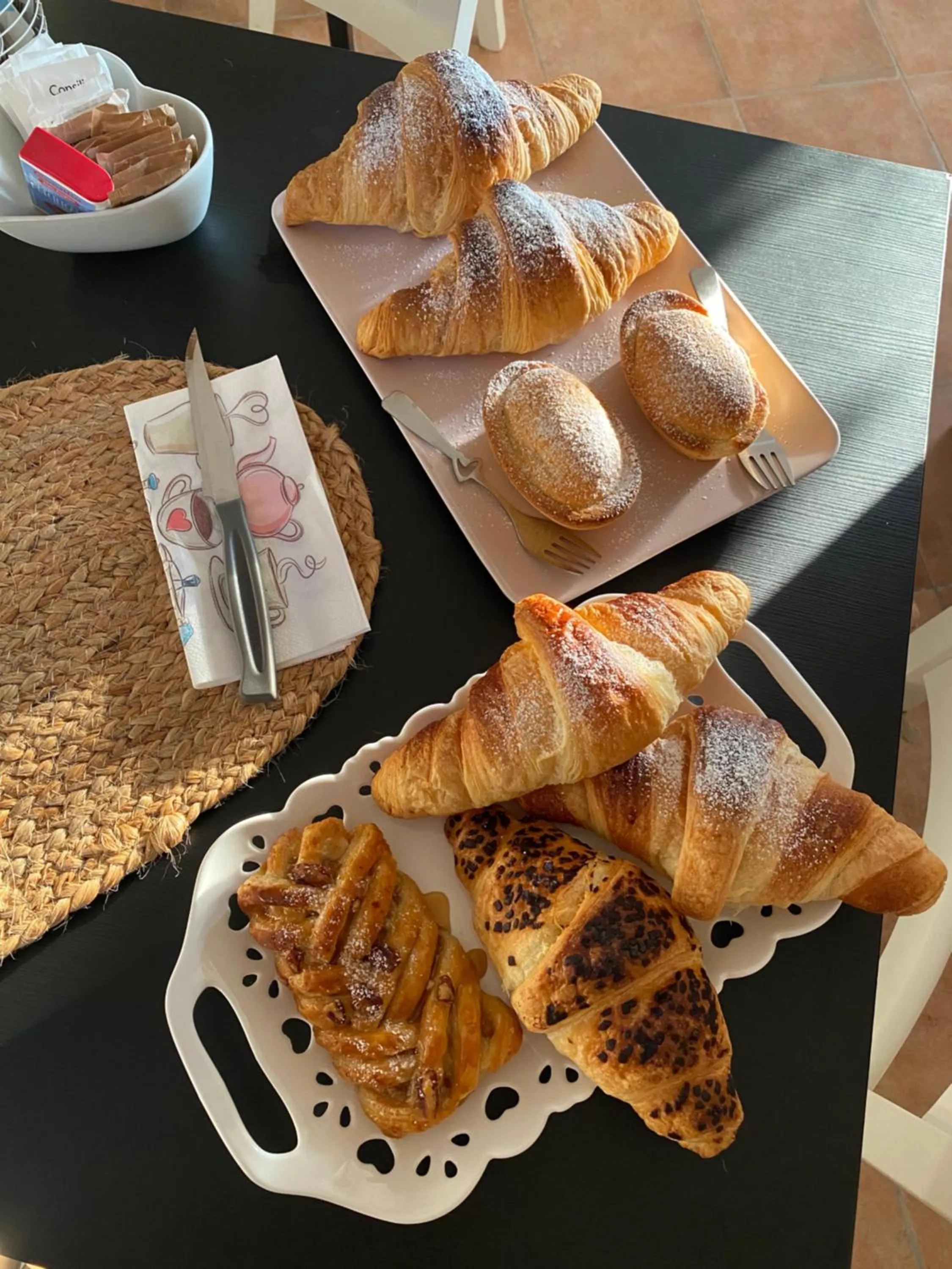 Food and drinks in B&B La casa dei cuori