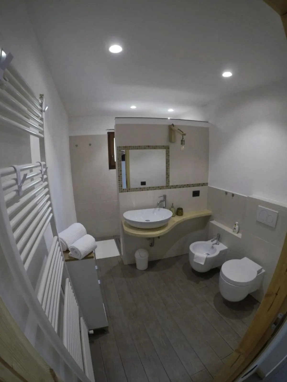 Bathroom in B&B La casa dei cuori