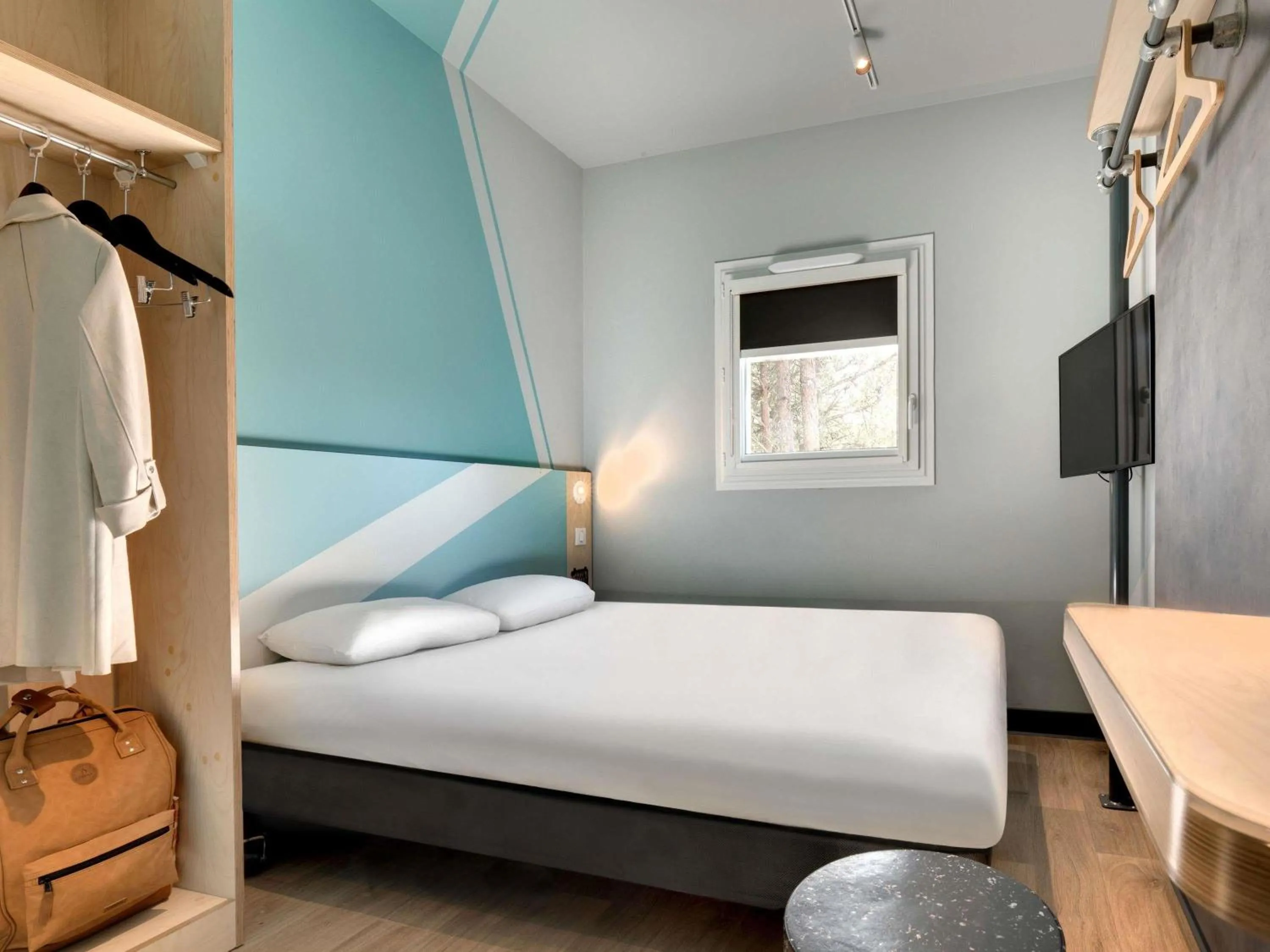 Bedroom, Bed in Hotel Ibis Budget Montpellier Centre Millenaire -