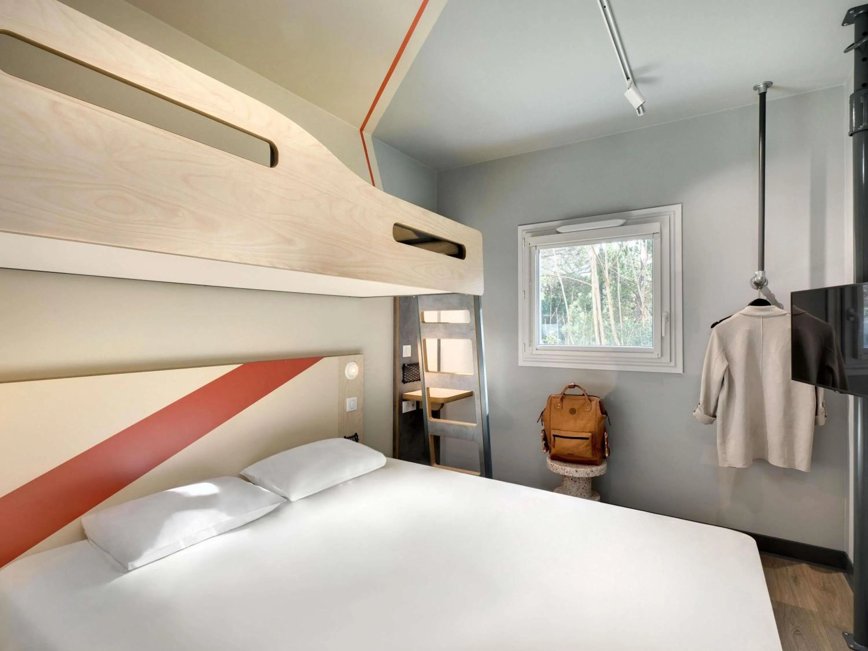 Bedroom, Bed in Hotel Ibis Budget Montpellier Centre Millenaire -