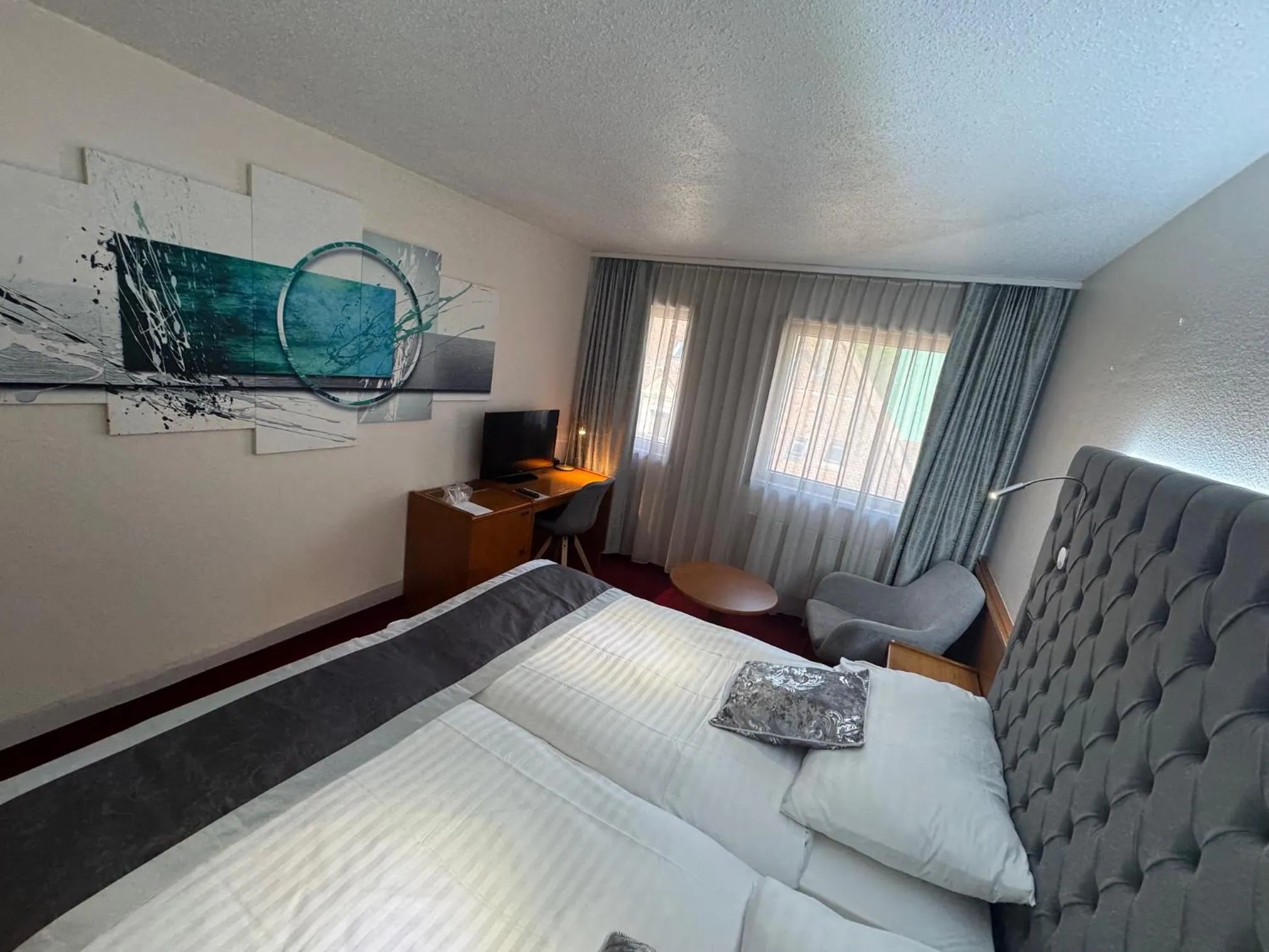 Bed in Hôtel des Trois Rois