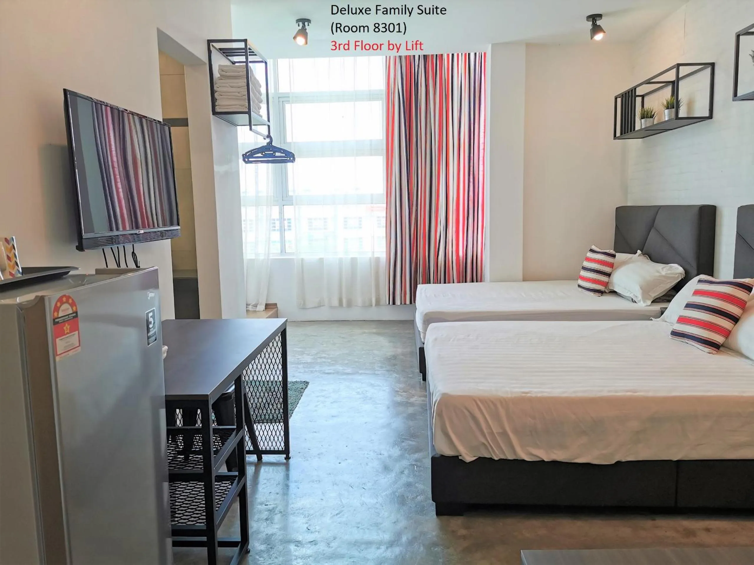 Bed in Mwv Family Suite Room