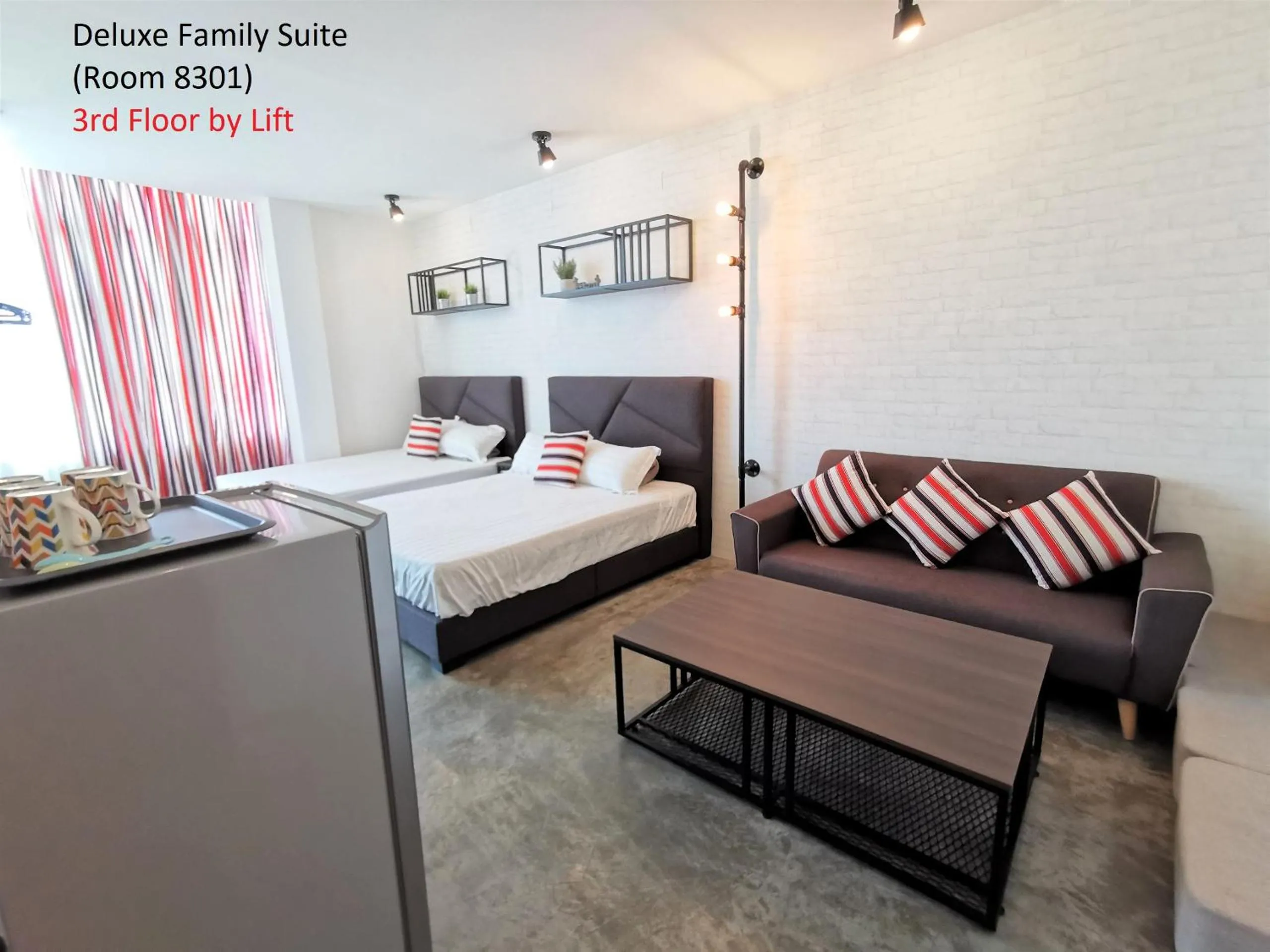 Bed in Mwv Family Suite Room