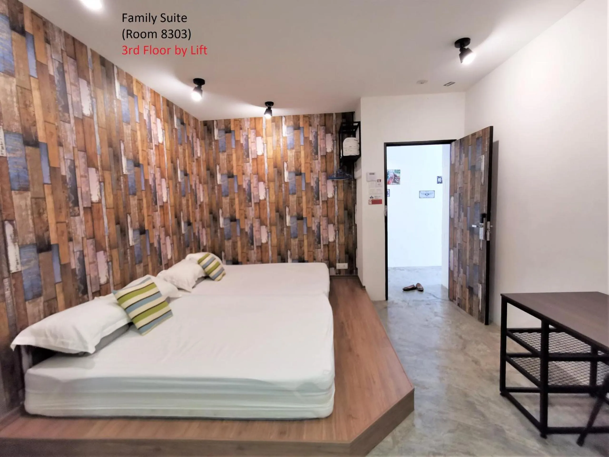 Bed in Mwv Family Suite Room