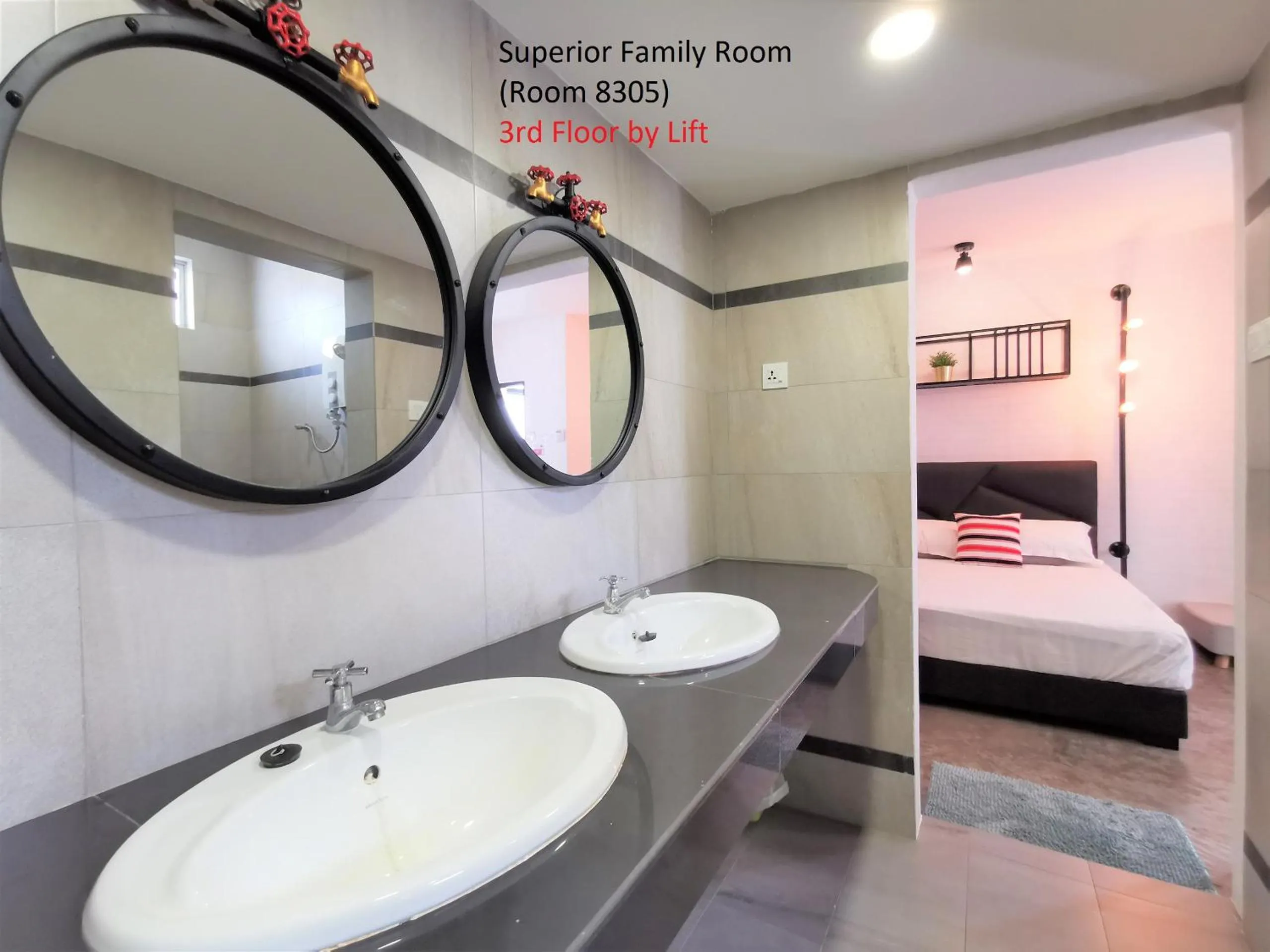 Bed in Mwv Family Suite Room