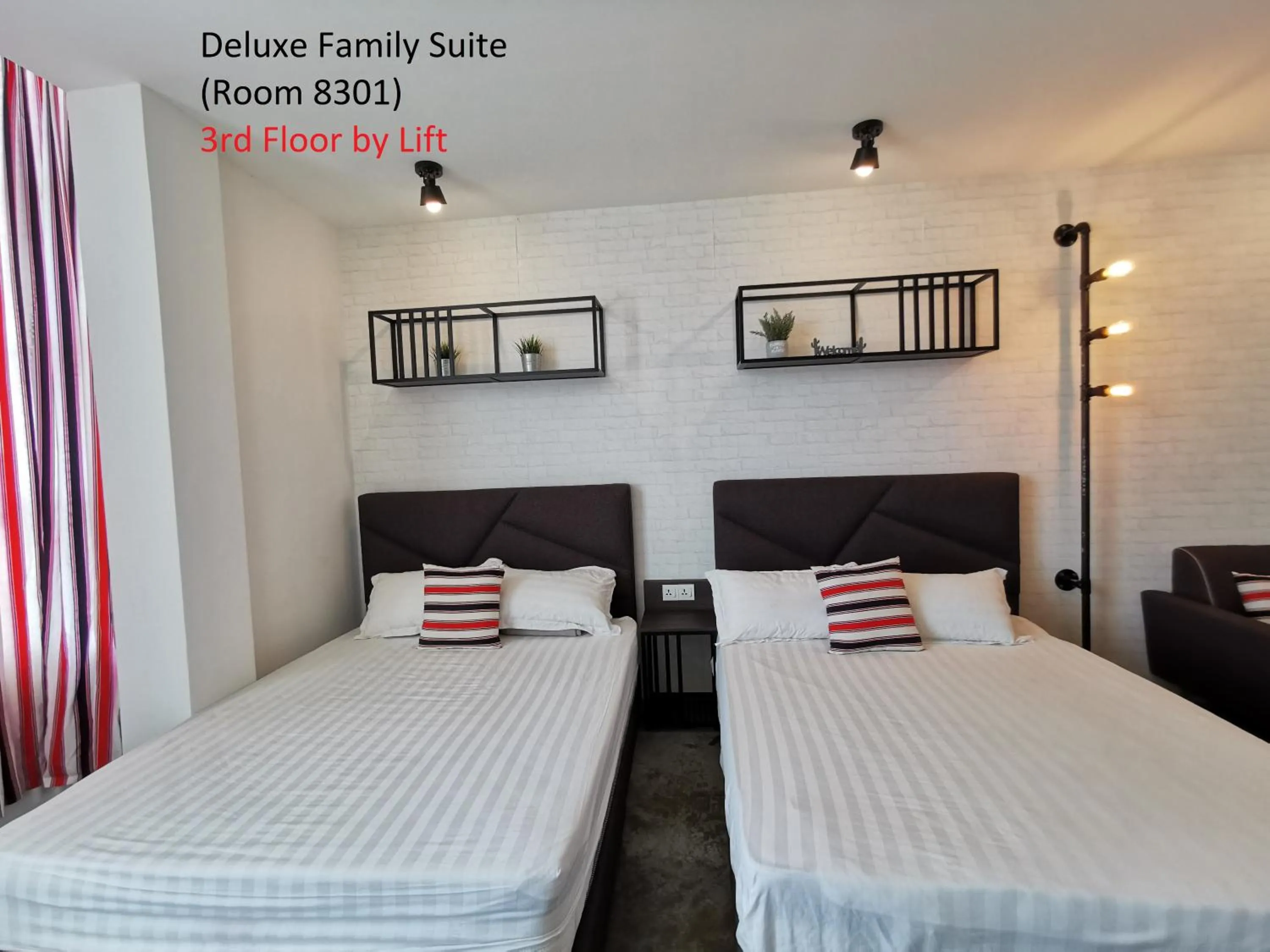 Bed in Mwv Family Suite Room