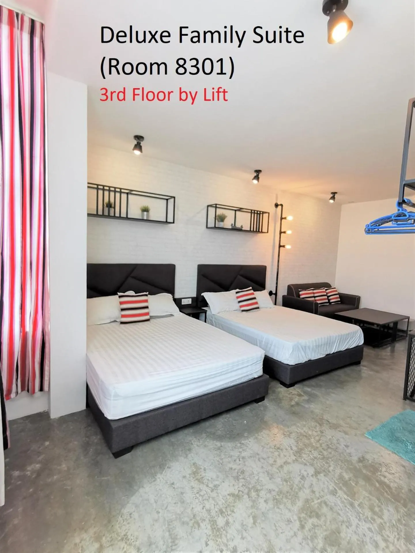 Bed in Mwv Family Suite Room