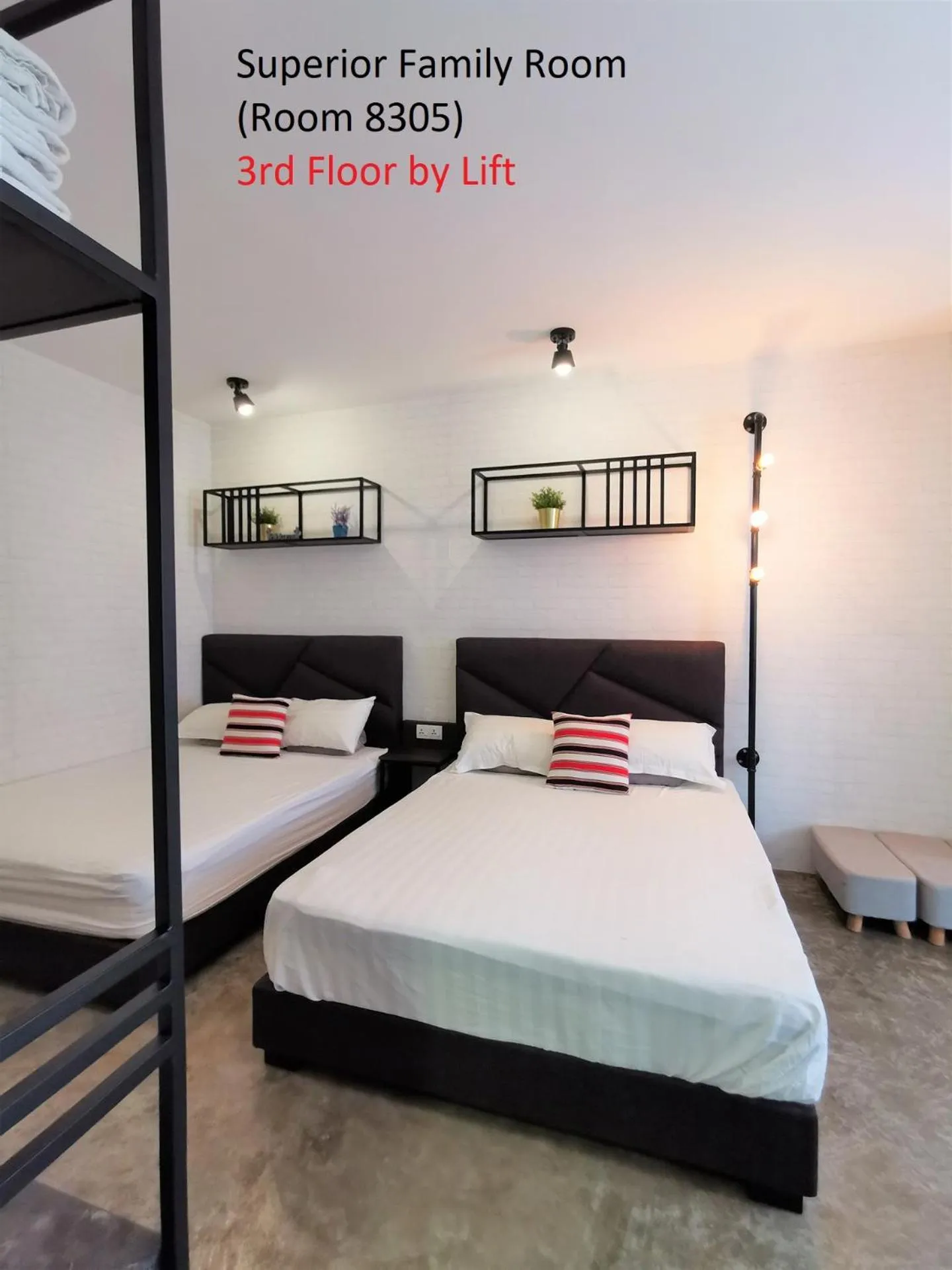 Bed in Mwv Family Suite Room