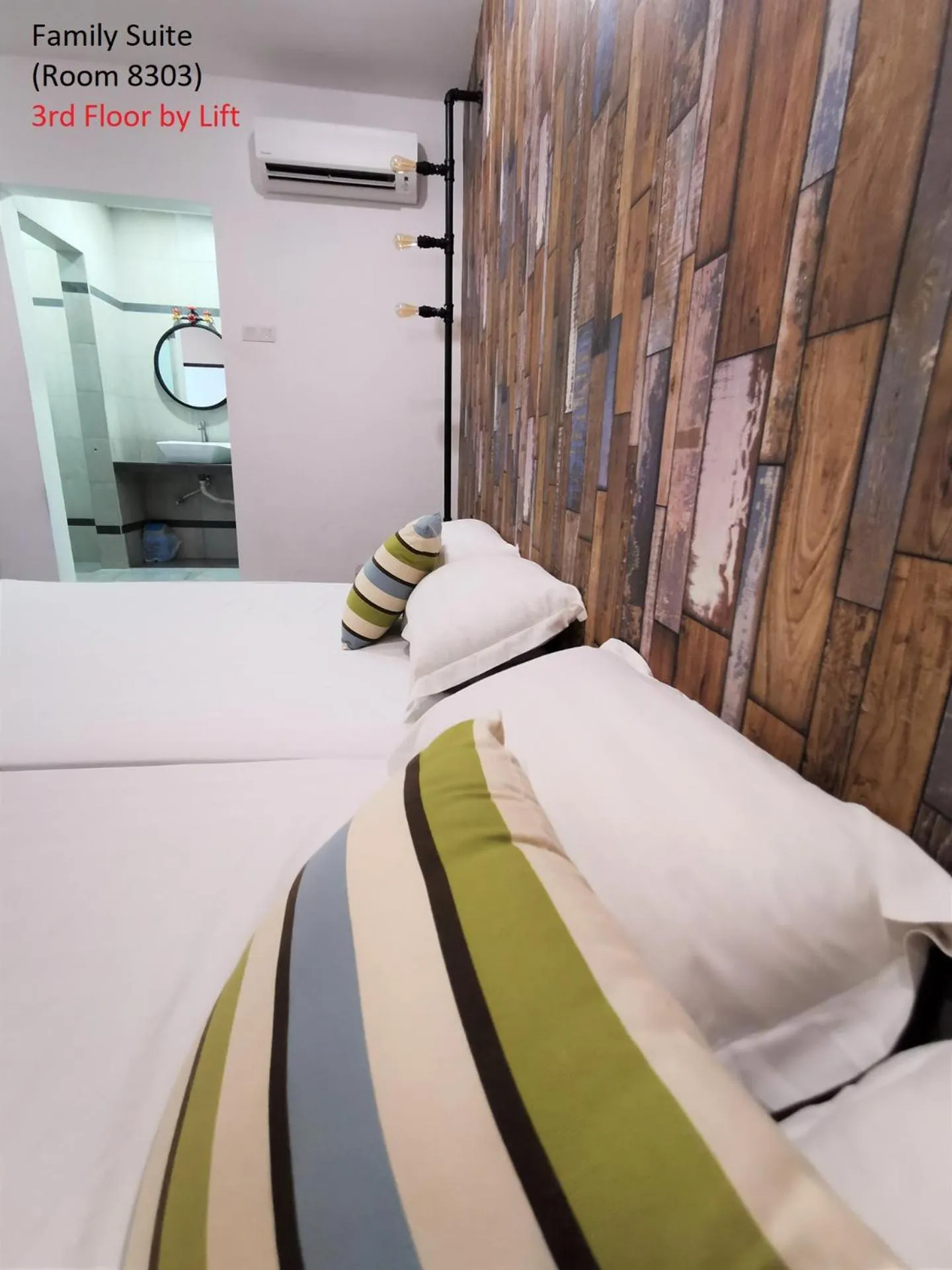 Bed in Mwv Family Suite Room