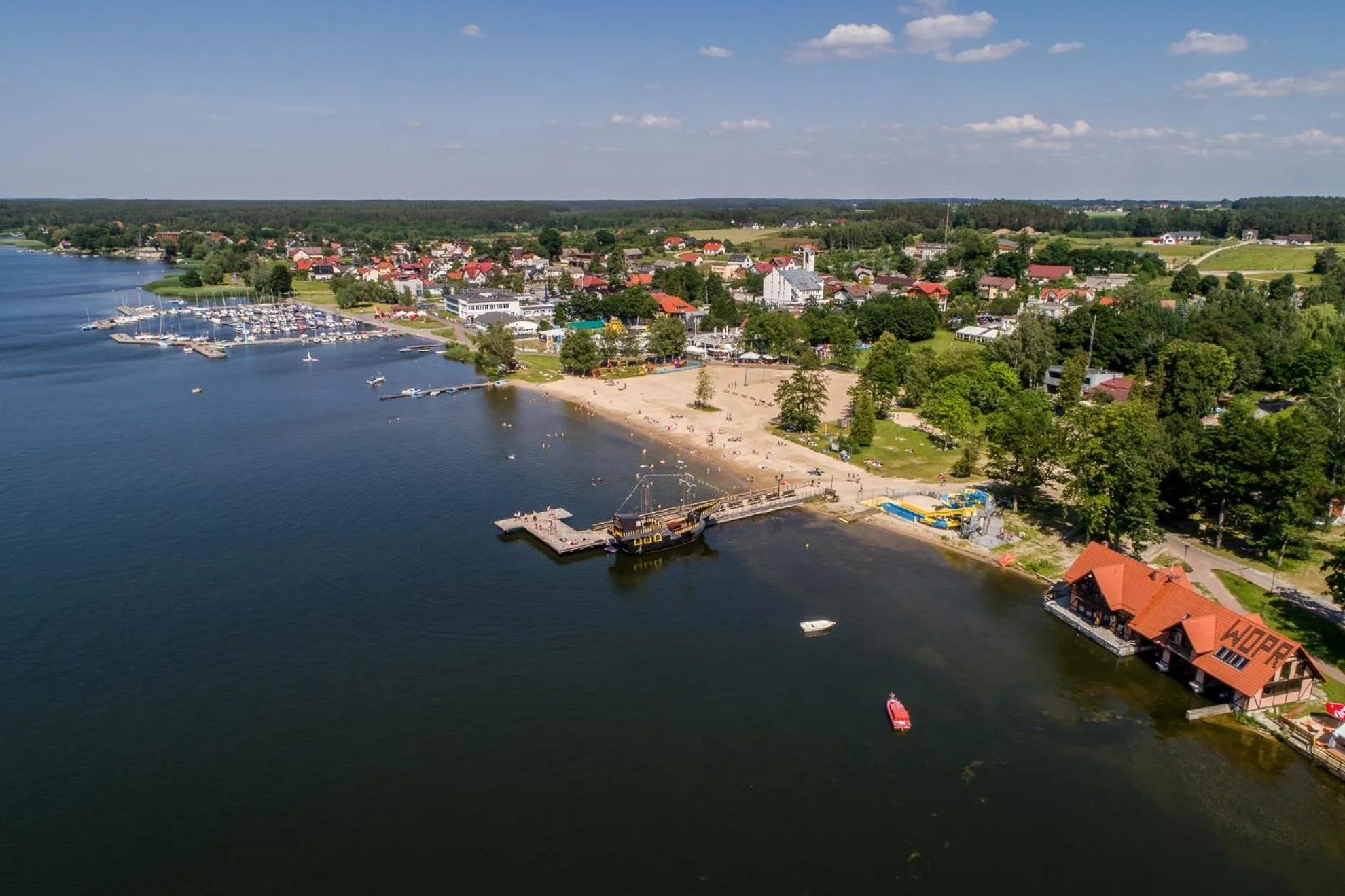 Bird's eye view in OTTON-Charzykowy Bed&Restaurant
