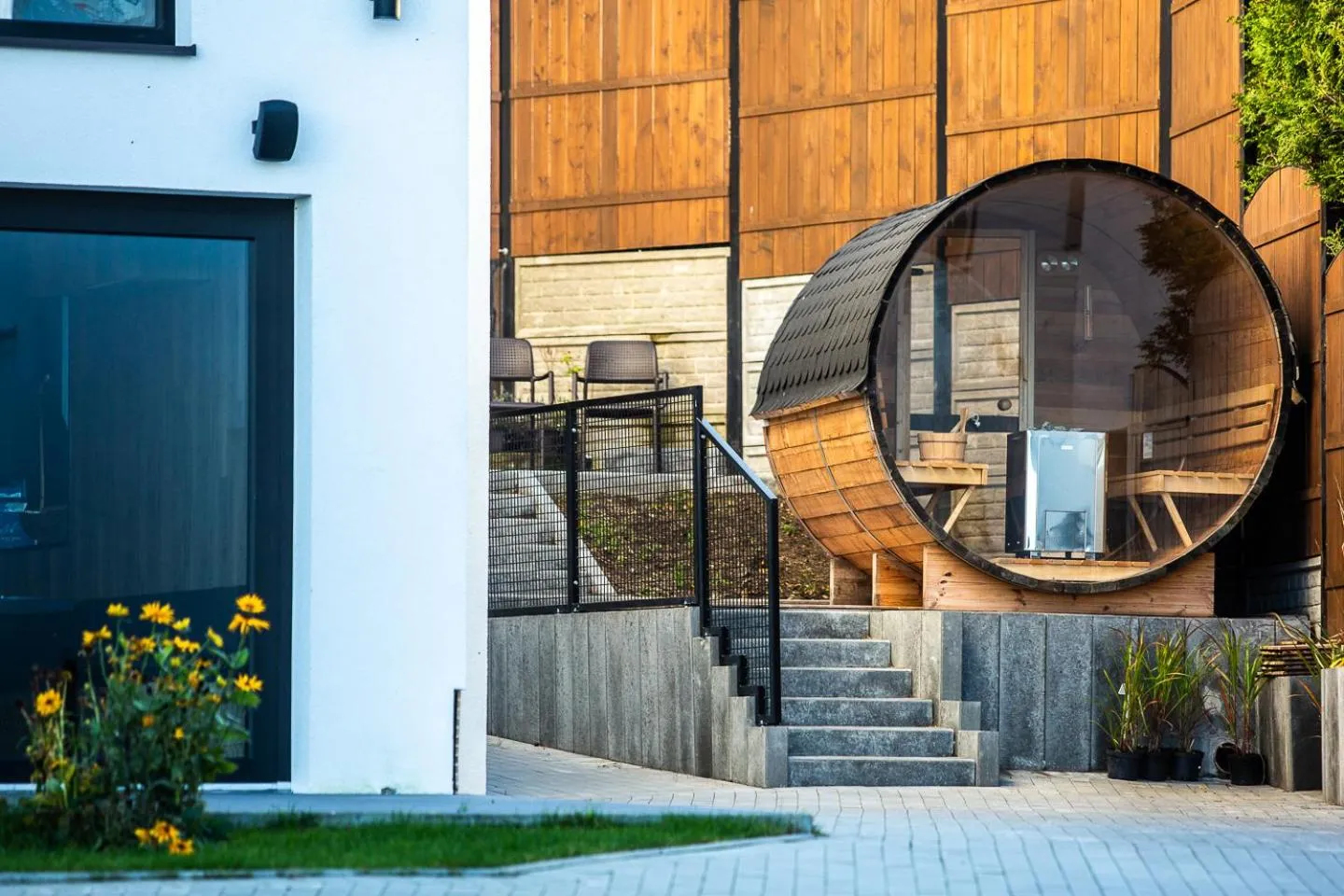 Sauna in OTTON-Charzykowy Bed&Restaurant