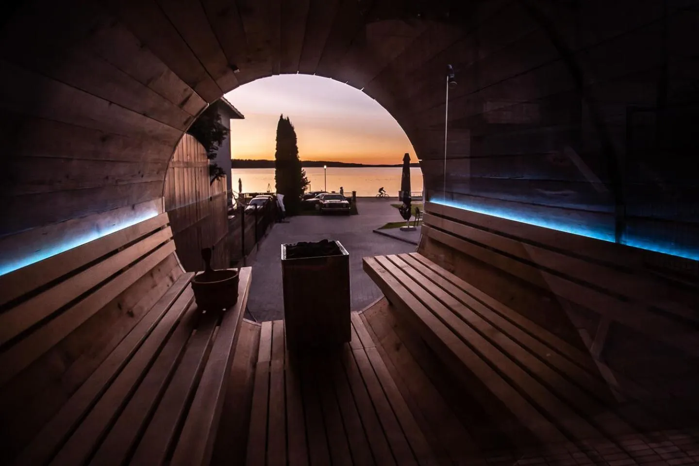 Sauna in OTTON-Charzykowy Bed&Restaurant