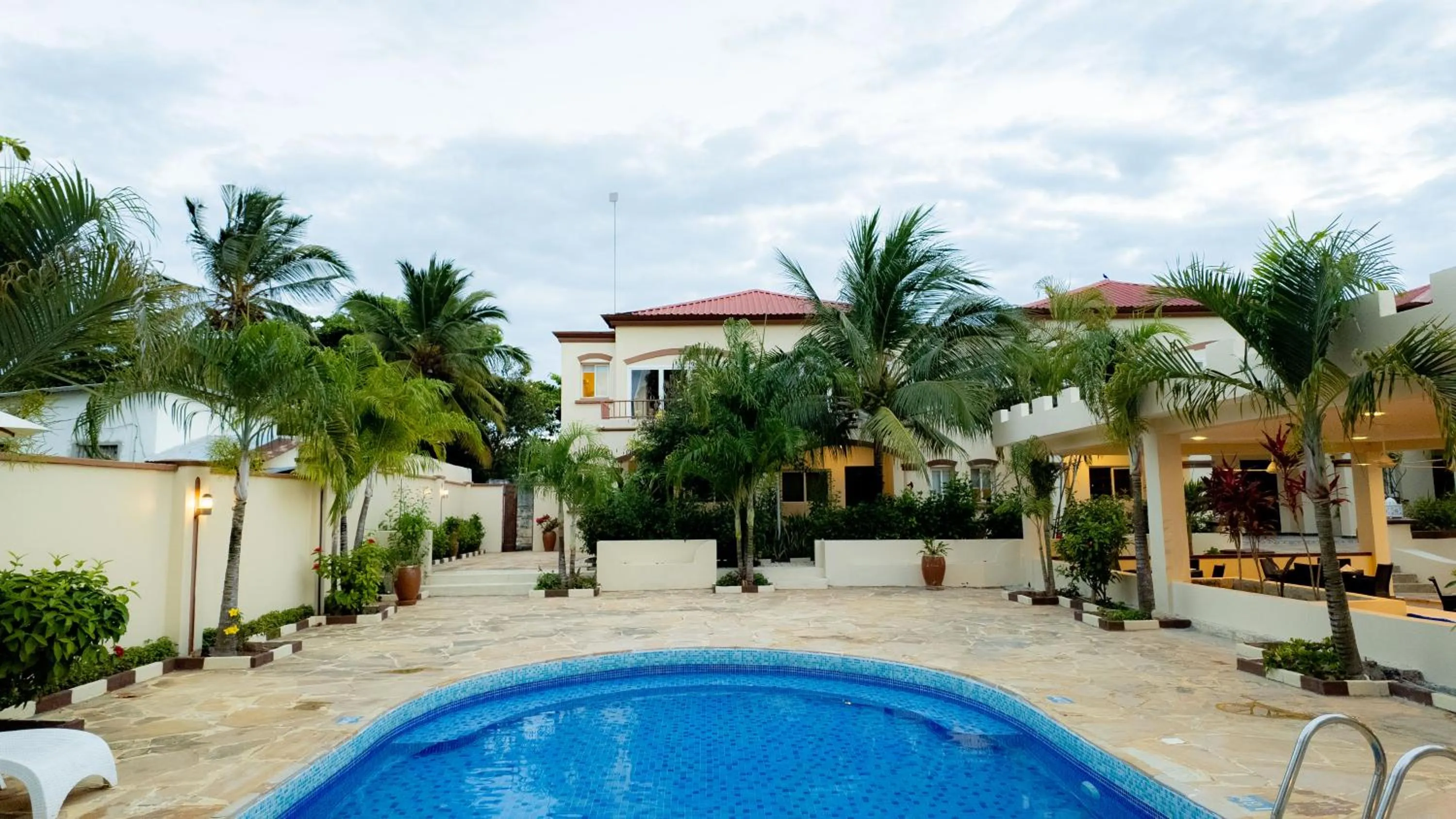 Garden in Golden Palm Boutique Zanzibar