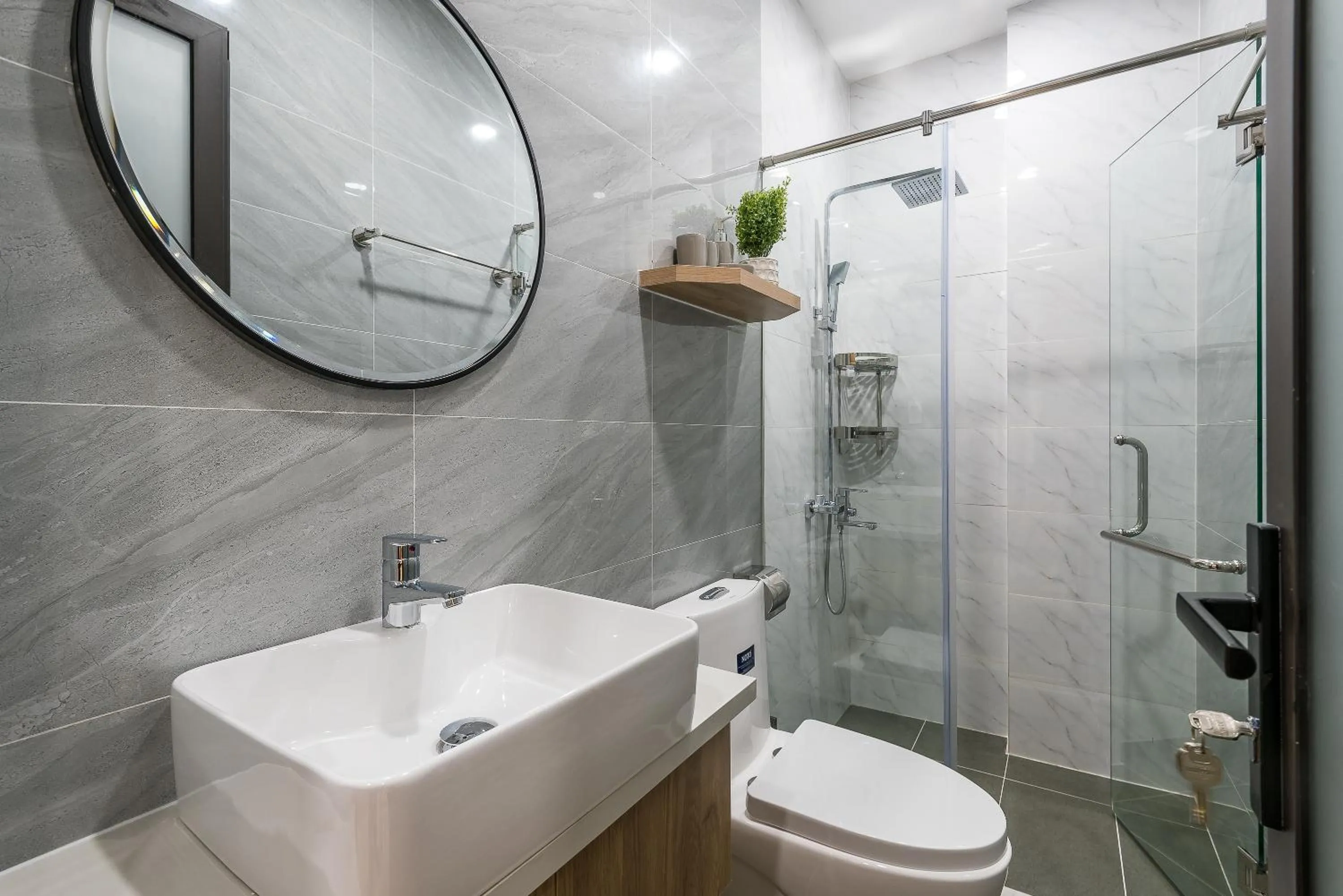 Bathroom in Cozrum Homes Ambera House