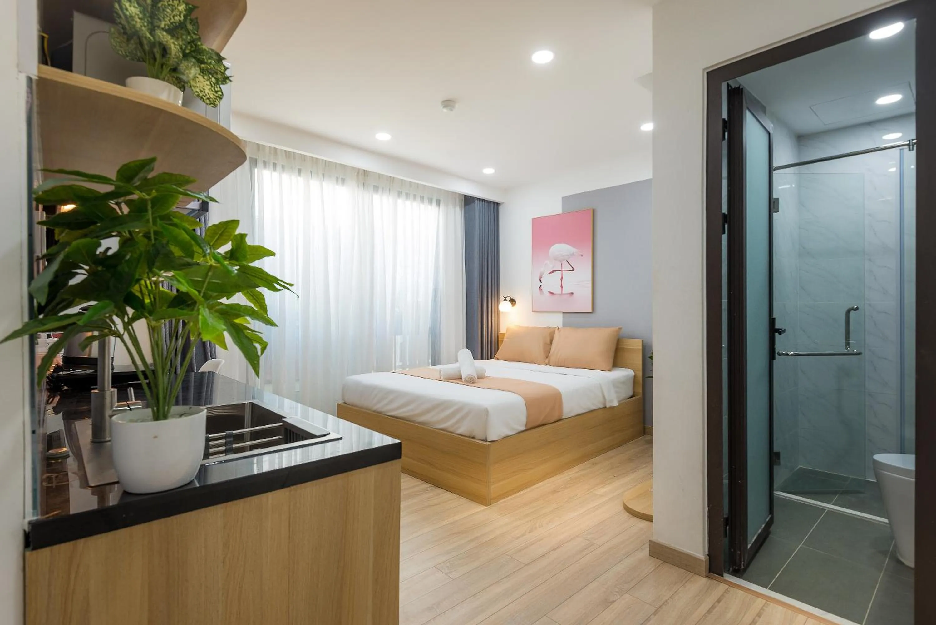 Photo of the whole room, Bed in Cozrum Homes Ambera House