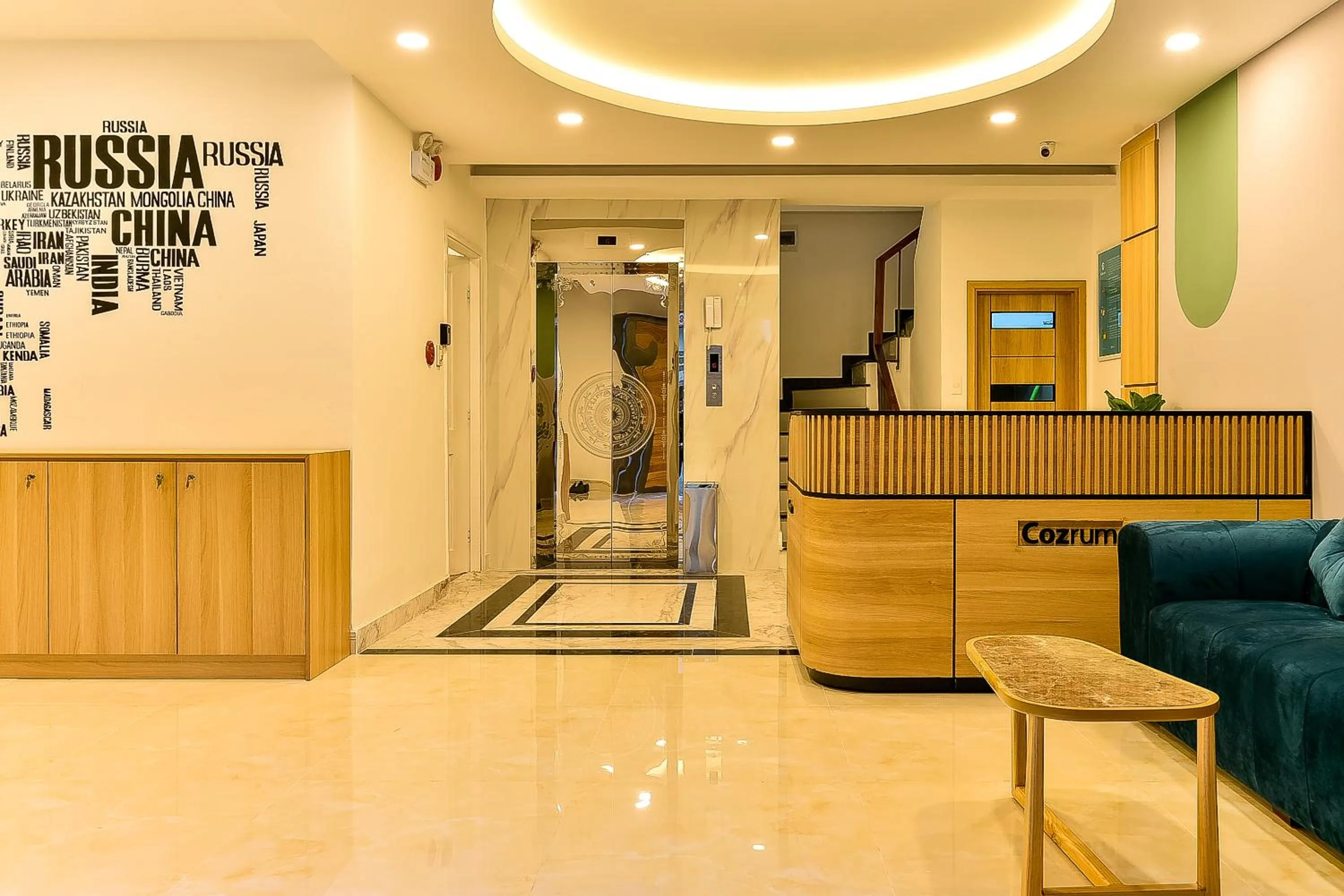 Lobby or reception in Cozrum Homes Ambera House