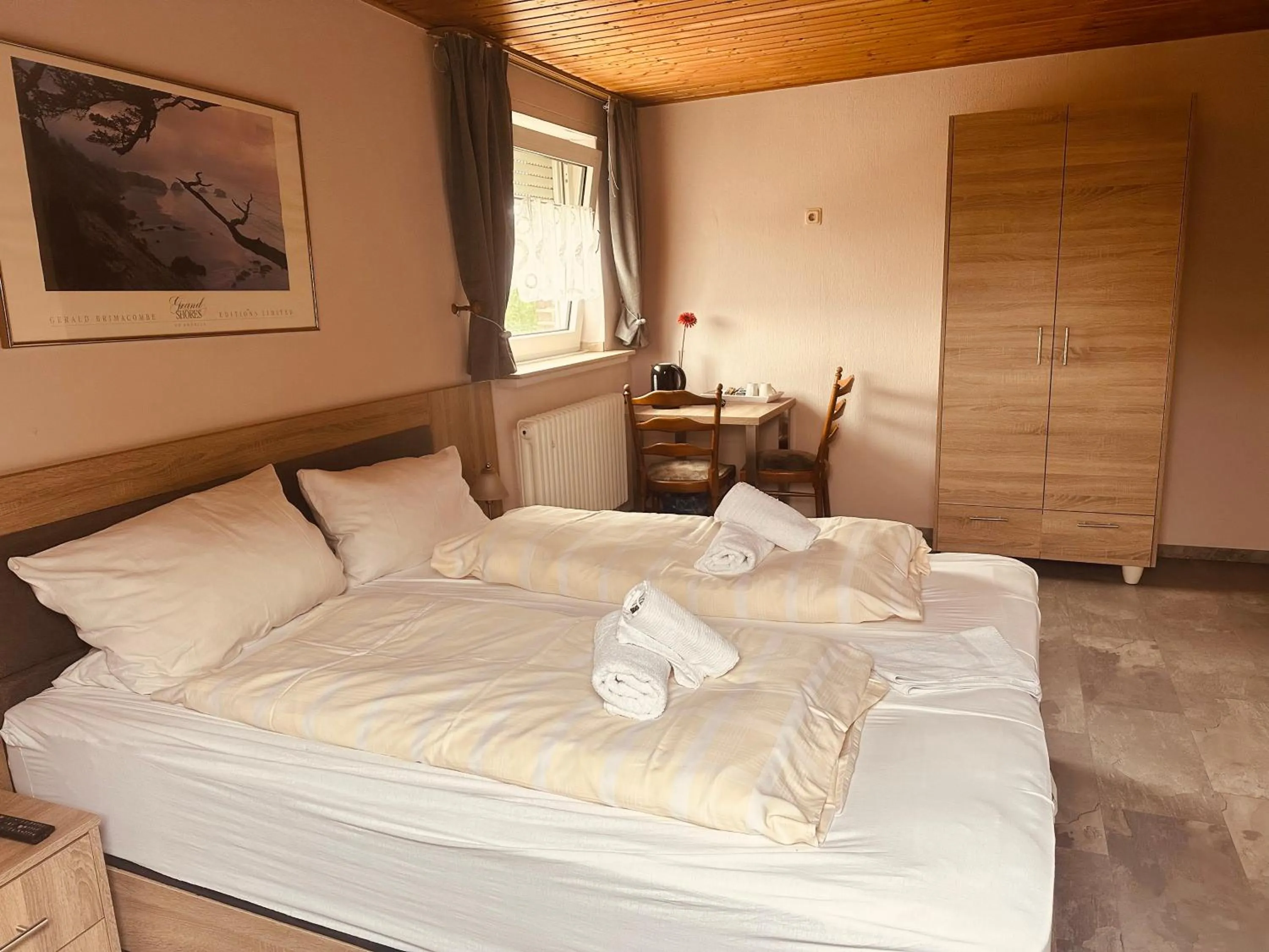 Bed in Hotel-Restaurant Olympia