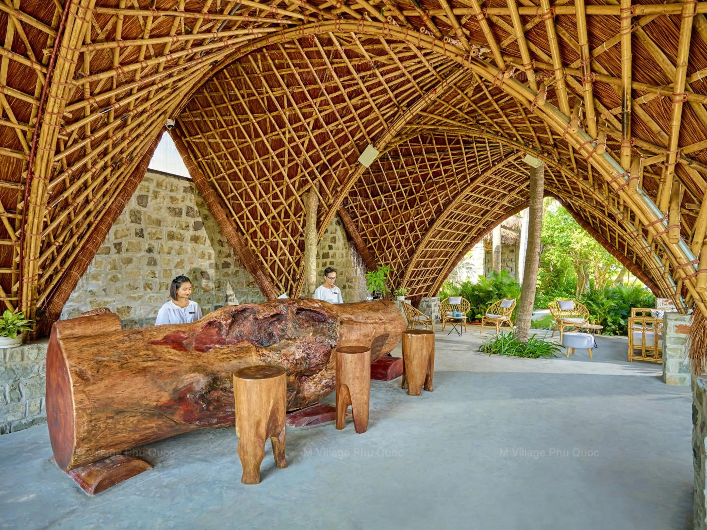 Lobby or reception in M Village Phu Quoc
