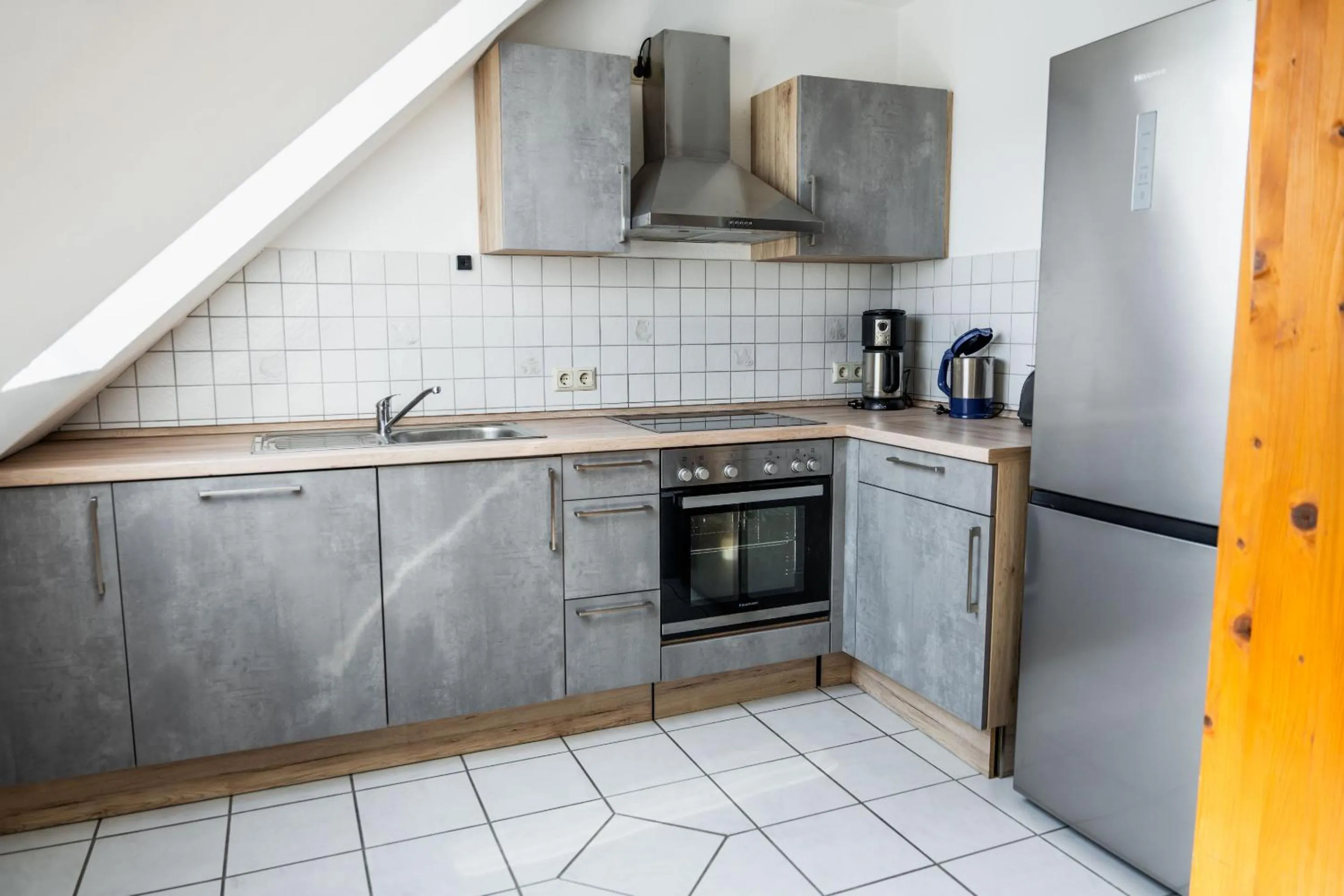 Kitchen or kitchenette in Landhotel Georgshof